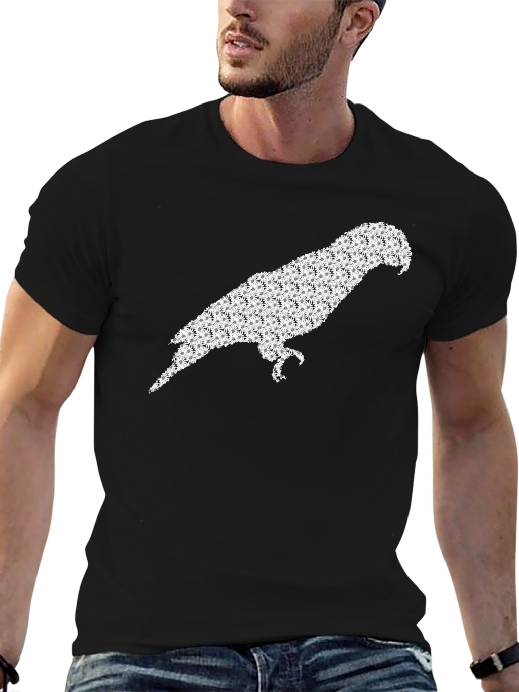 Parrot Silhouette T-Shirt - Stylish Graphic Tee