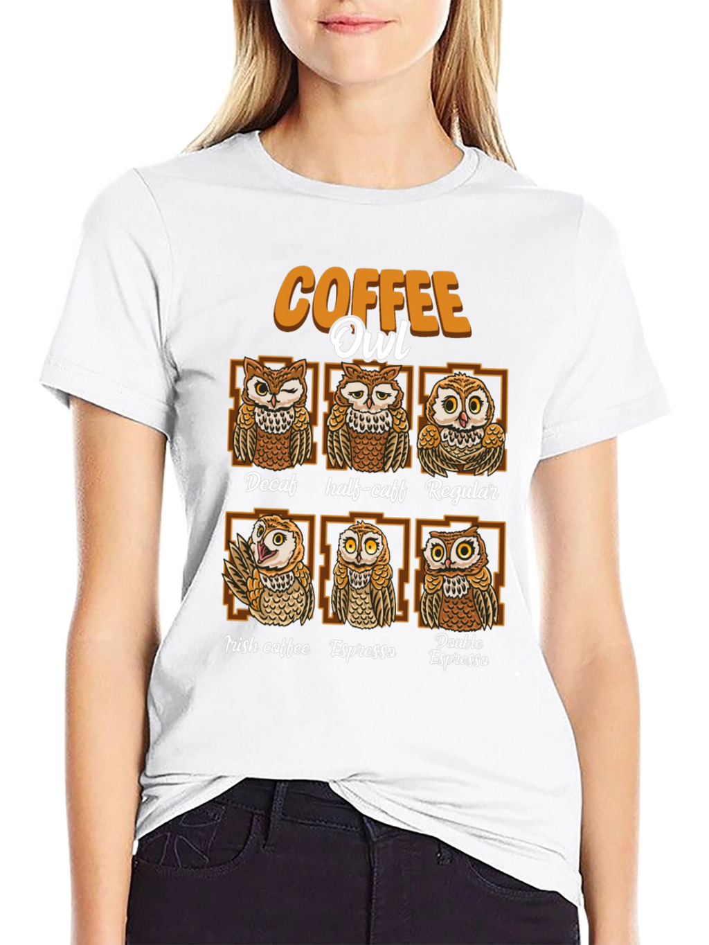 Coffee Owl T-Shirt - Unique Coffee Lovers Tee