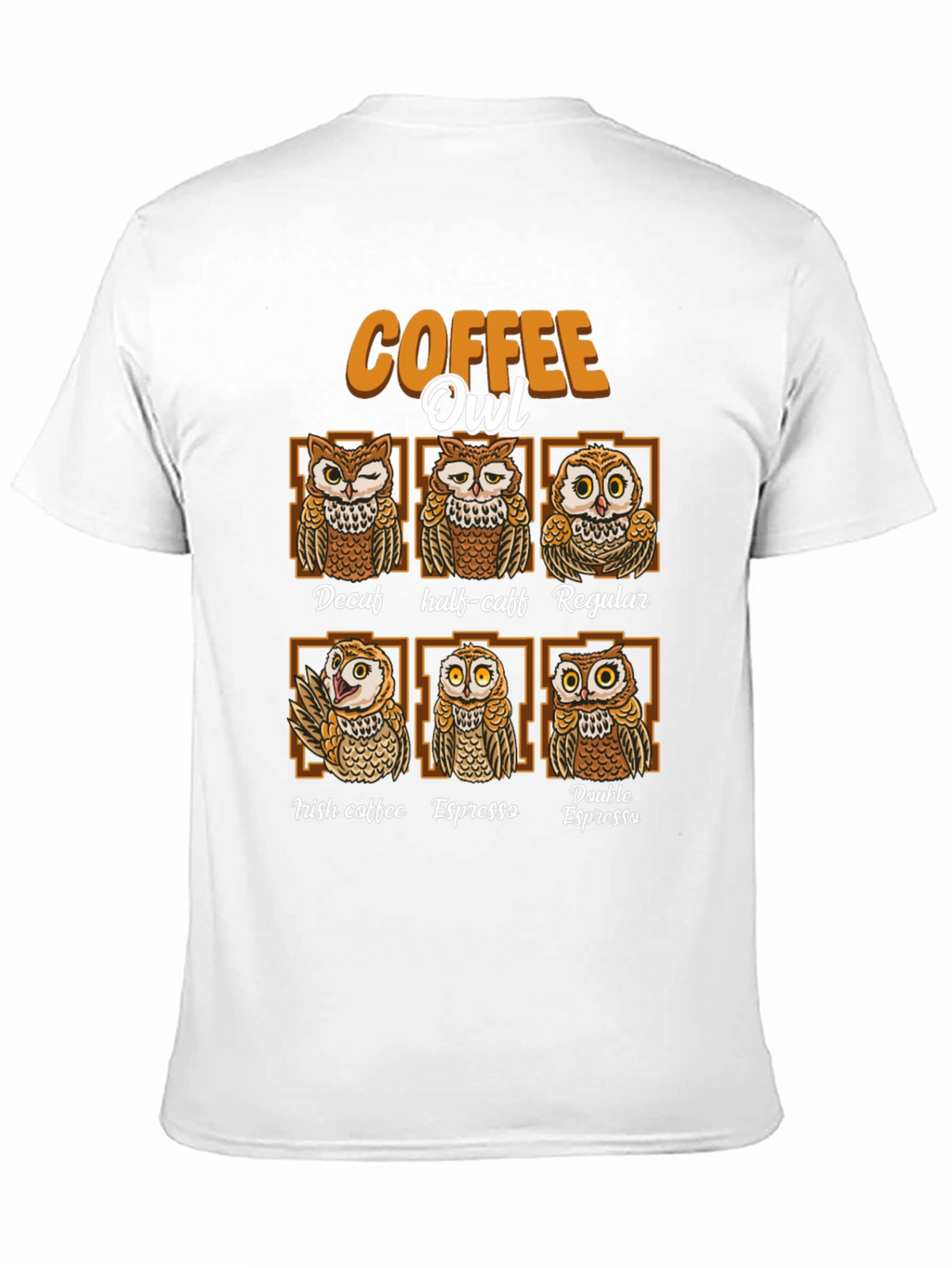 Coffee Owl T-Shirt - Unique Coffee Lovers Tee