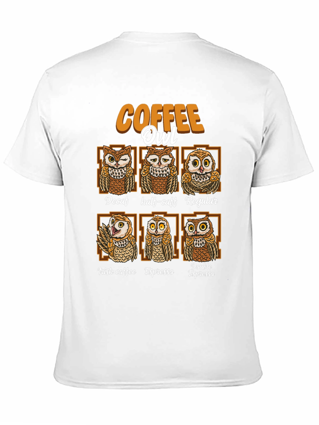 Coffee Owl T-Shirt - Unique Coffee Lovers Tee