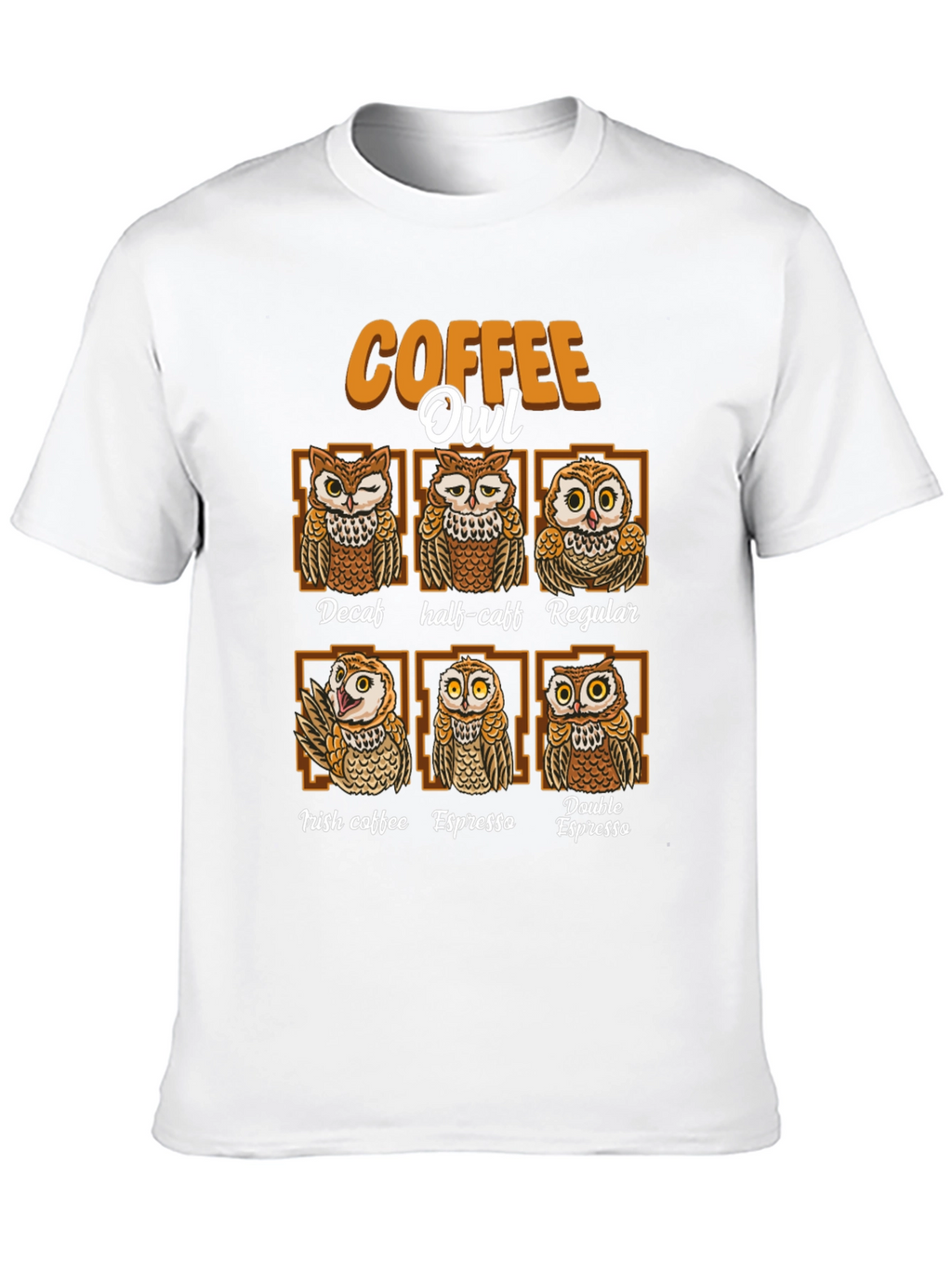 Coffee Owl T-Shirt - Unique Coffee Lovers Tee