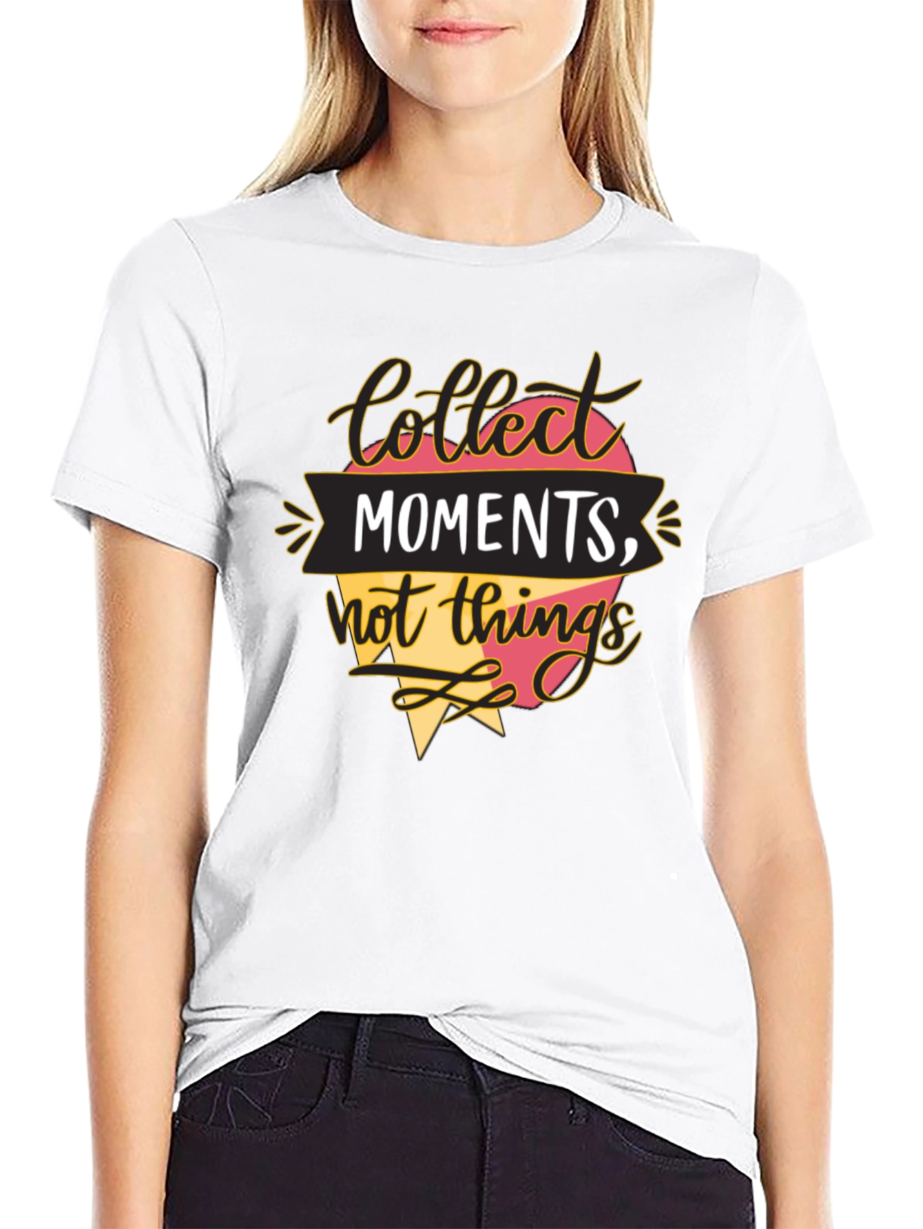 Collect Moments T-Shirt - Inspirational Quote Tee