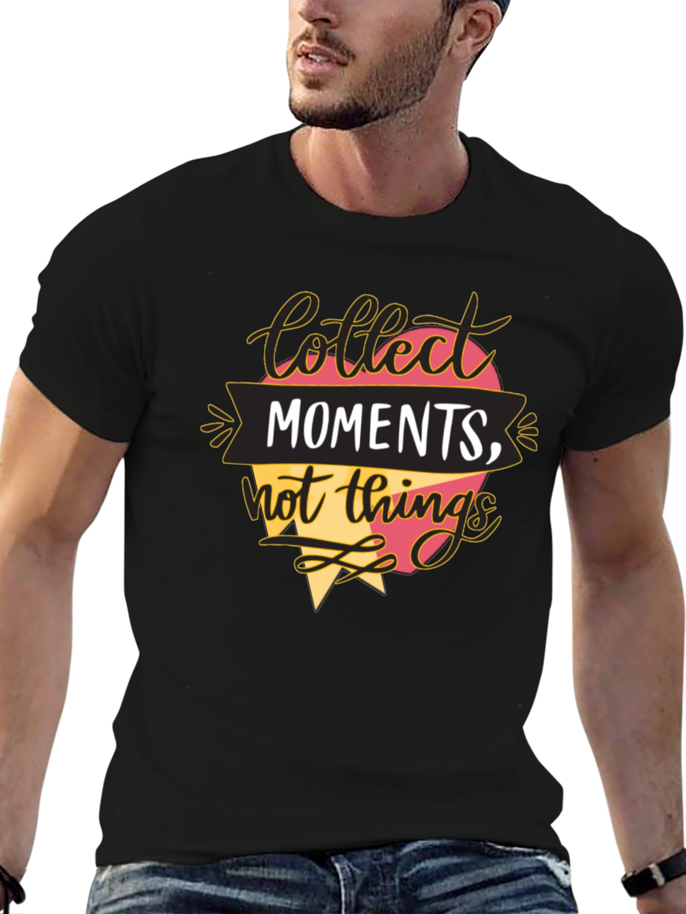 Collect Moments T-Shirt - Inspirational Quote Tee