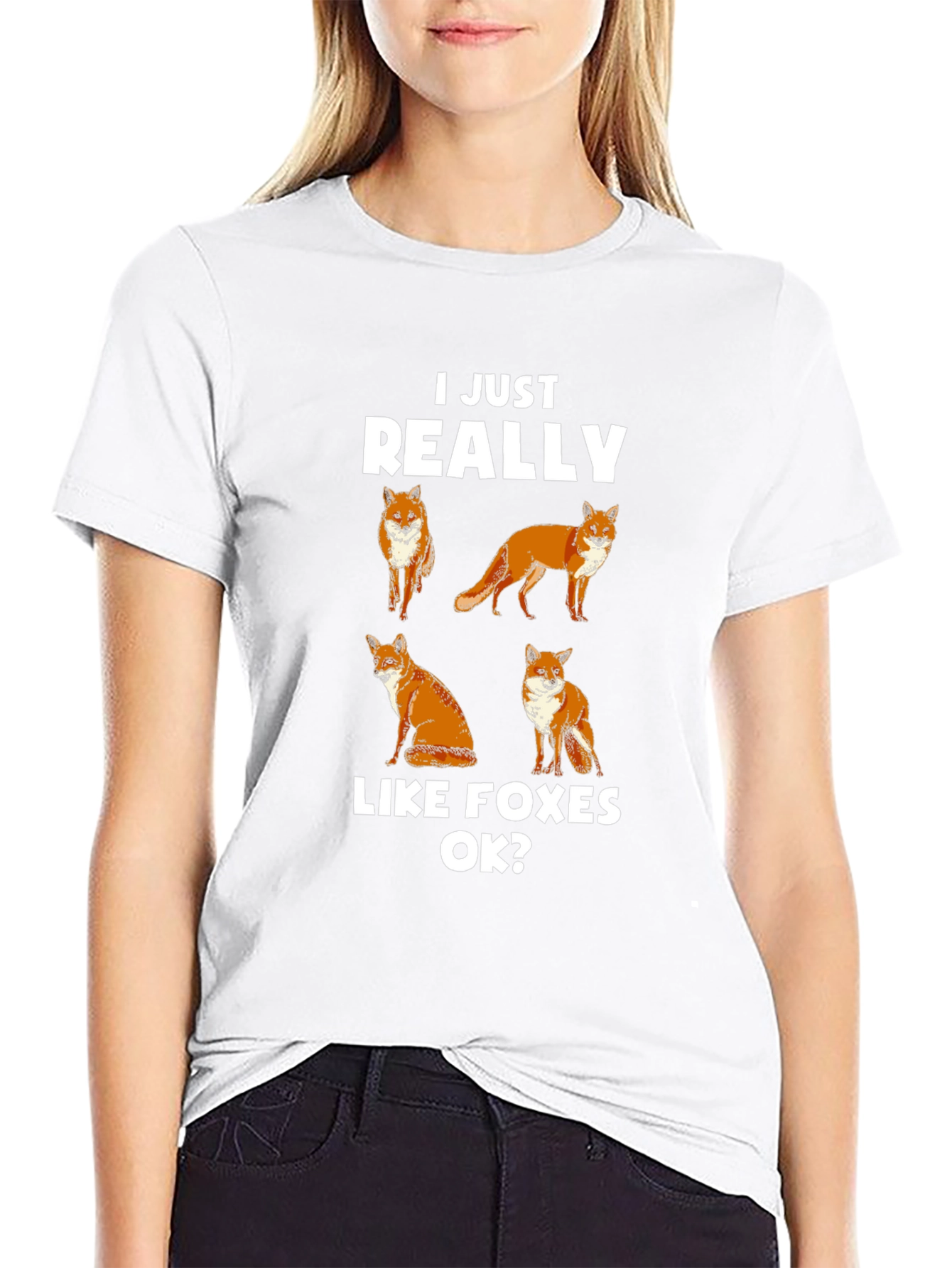 I Just Really Like Foxes OK? T-Shirt
