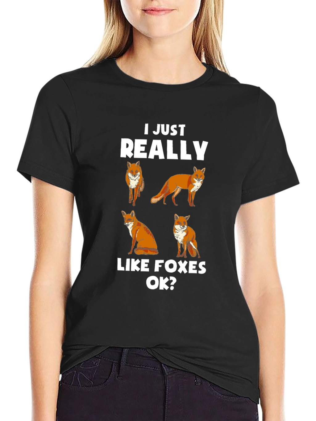 I Just Really Like Foxes OK? T-Shirt