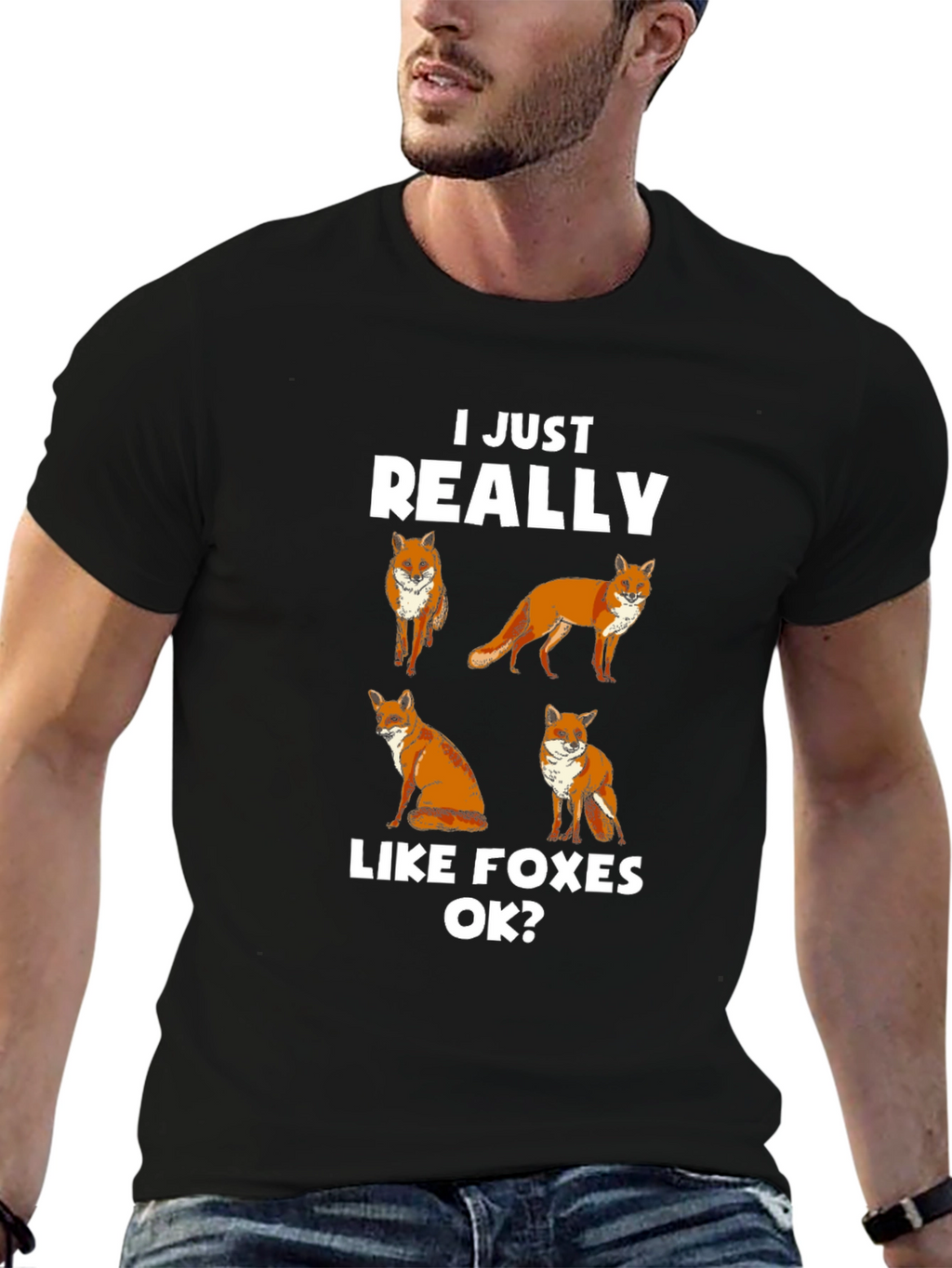 I Just Really Like Foxes OK? T-Shirt