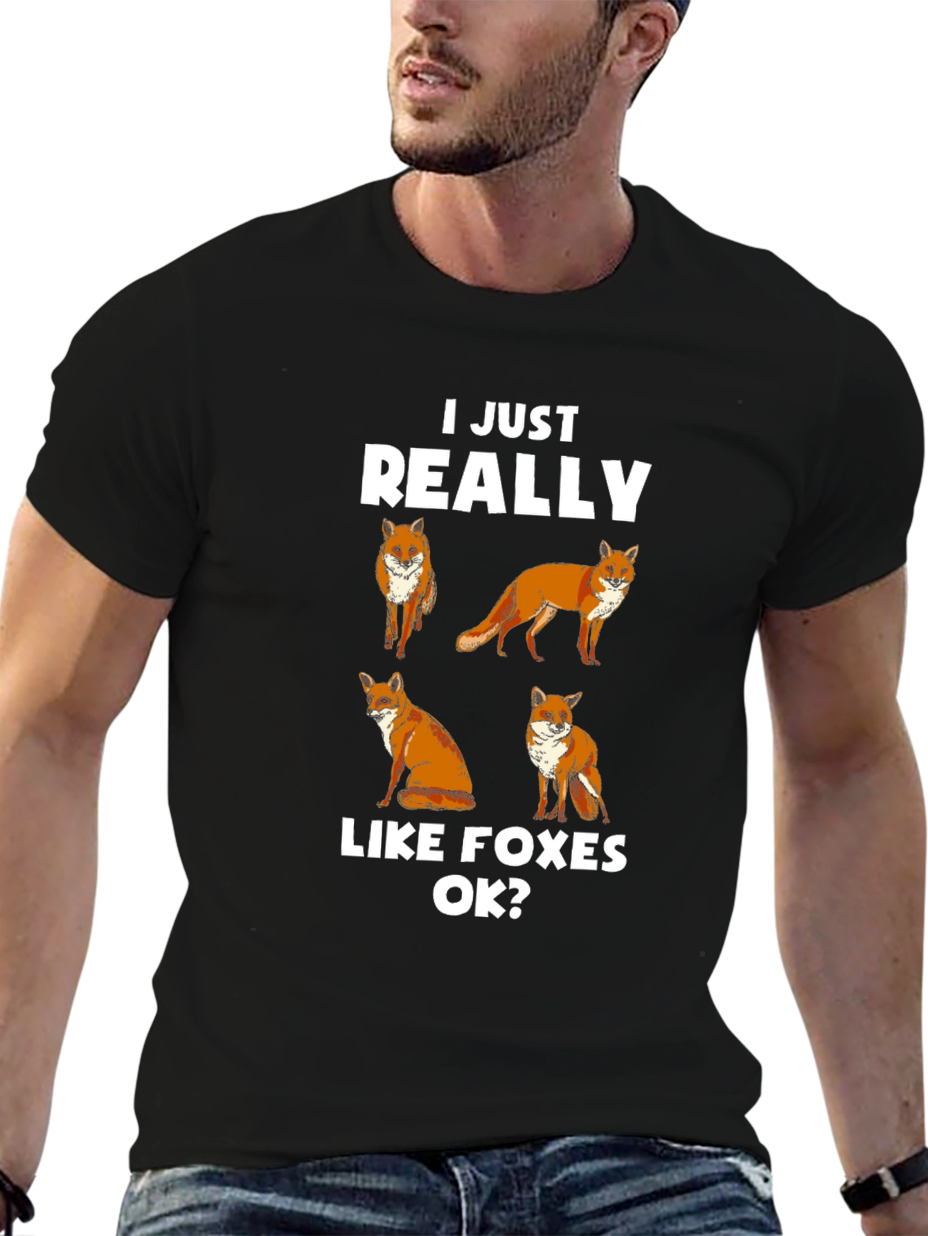 I Just Really Like Foxes OK? T-Shirt