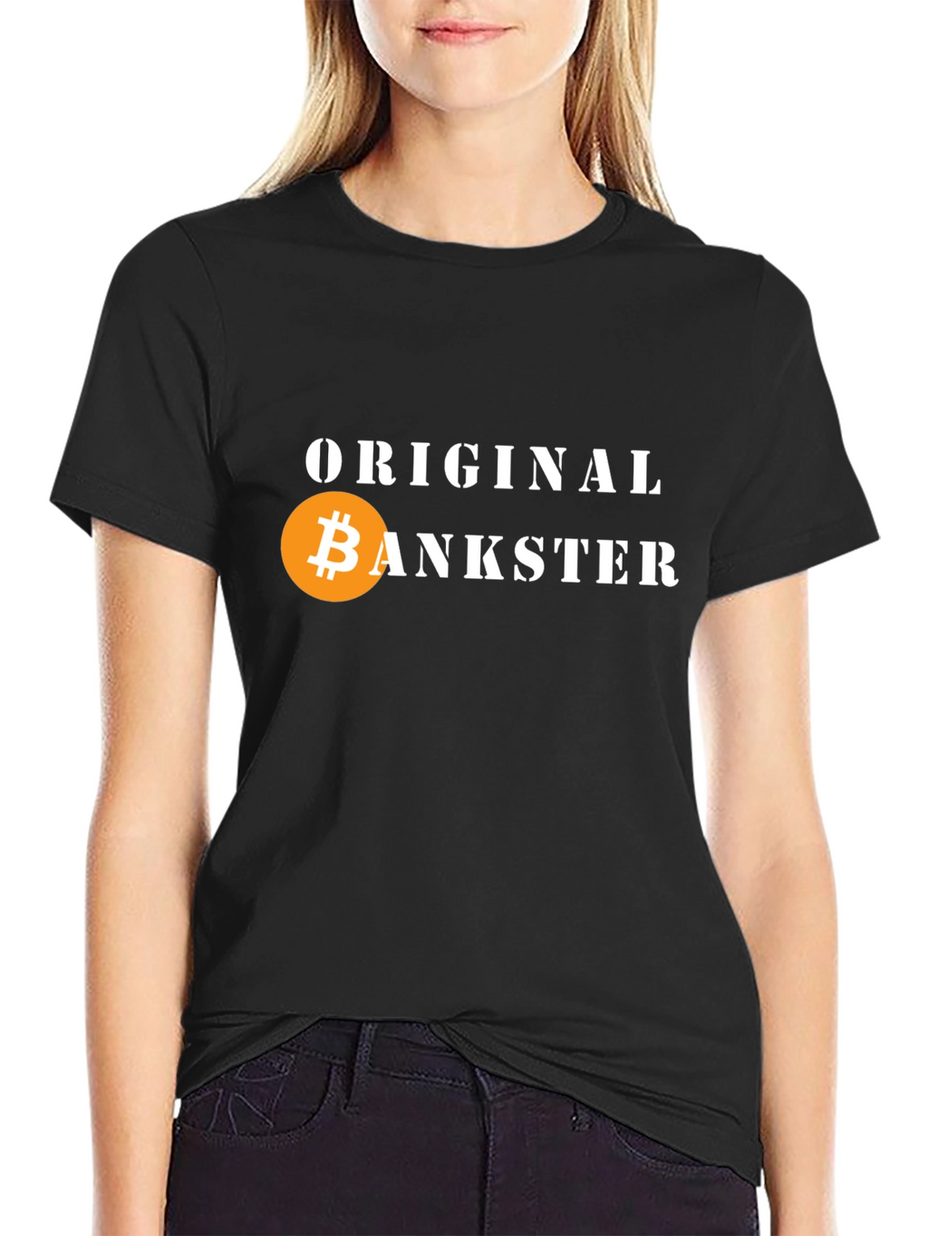 Original Bankster Bitcoin T-Shirt Crypto Tee