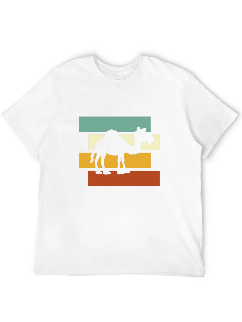 Retro Camel Graphic T-Shirt - Desert Vibes
