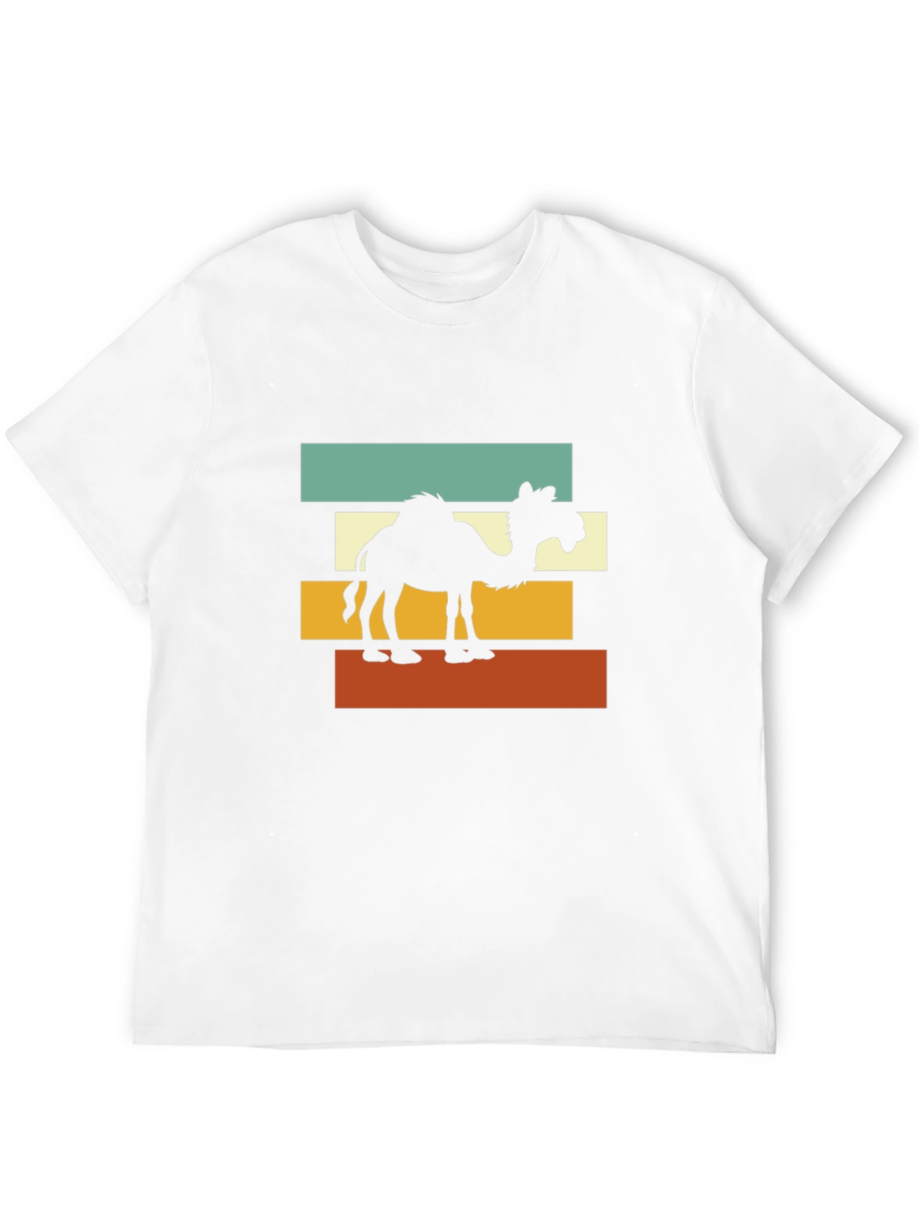 Retro Camel Graphic T-Shirt - Desert Vibes