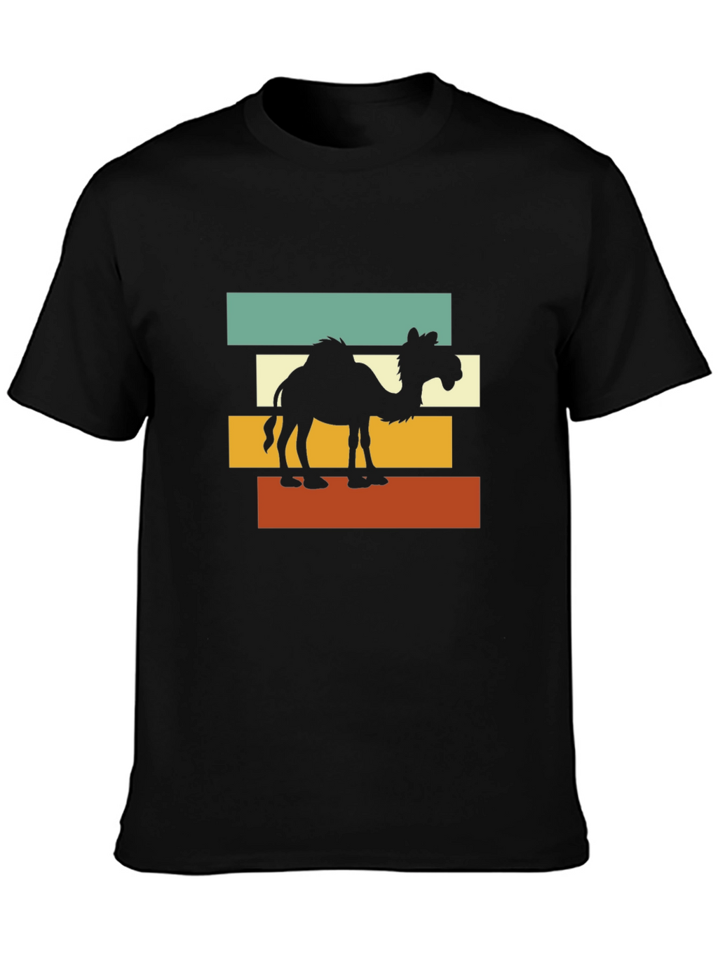 Retro Camel Graphic T-Shirt - Desert Vibes