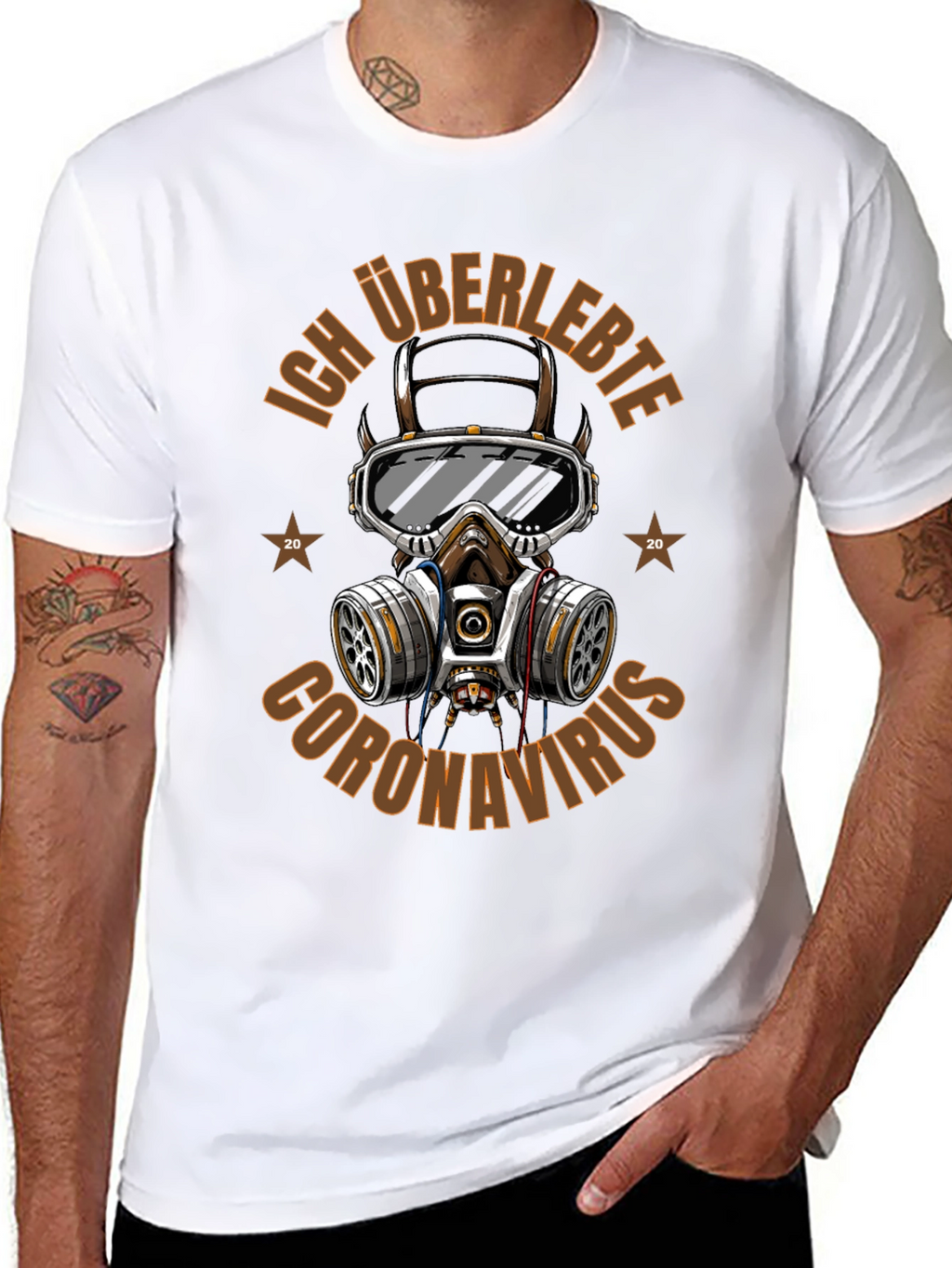 I Survived Coronavirus T-Shirt Novelty Tee