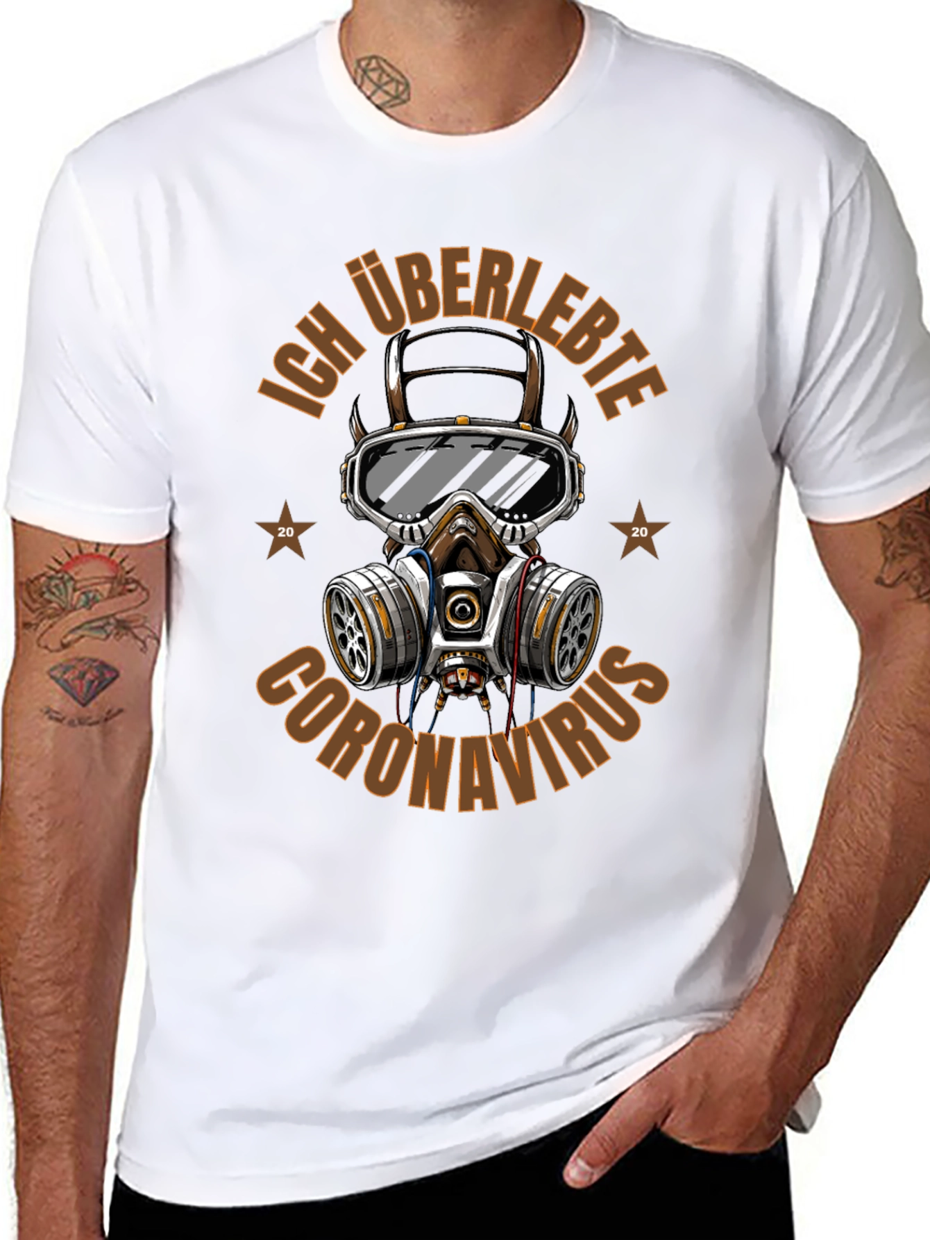 I Survived Coronavirus T-Shirt Novelty Tee