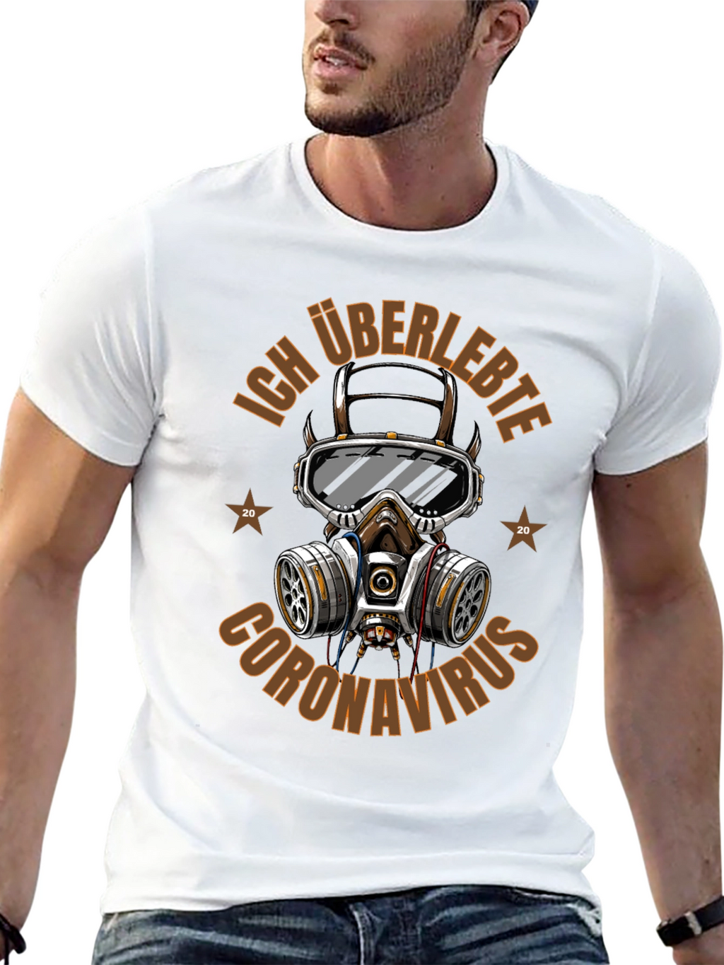 I Survived Coronavirus T-Shirt Novelty Tee