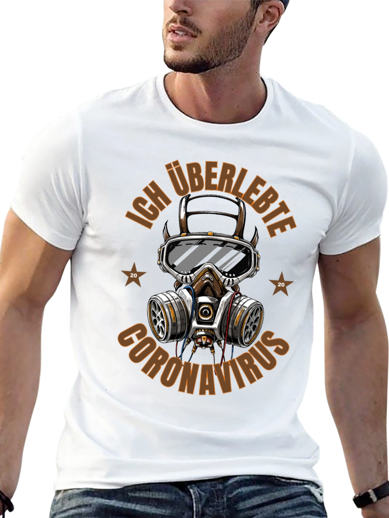 I Survived Coronavirus T-Shirt Novelty Tee