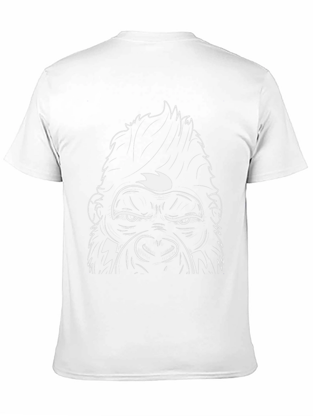 Cool Gorilla Graphic Tee - Black Cotton Blend