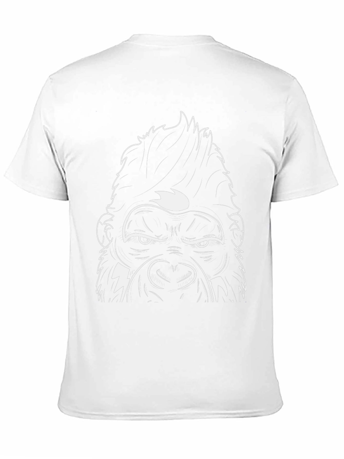 Cool Gorilla Graphic Tee - Black Cotton Blend