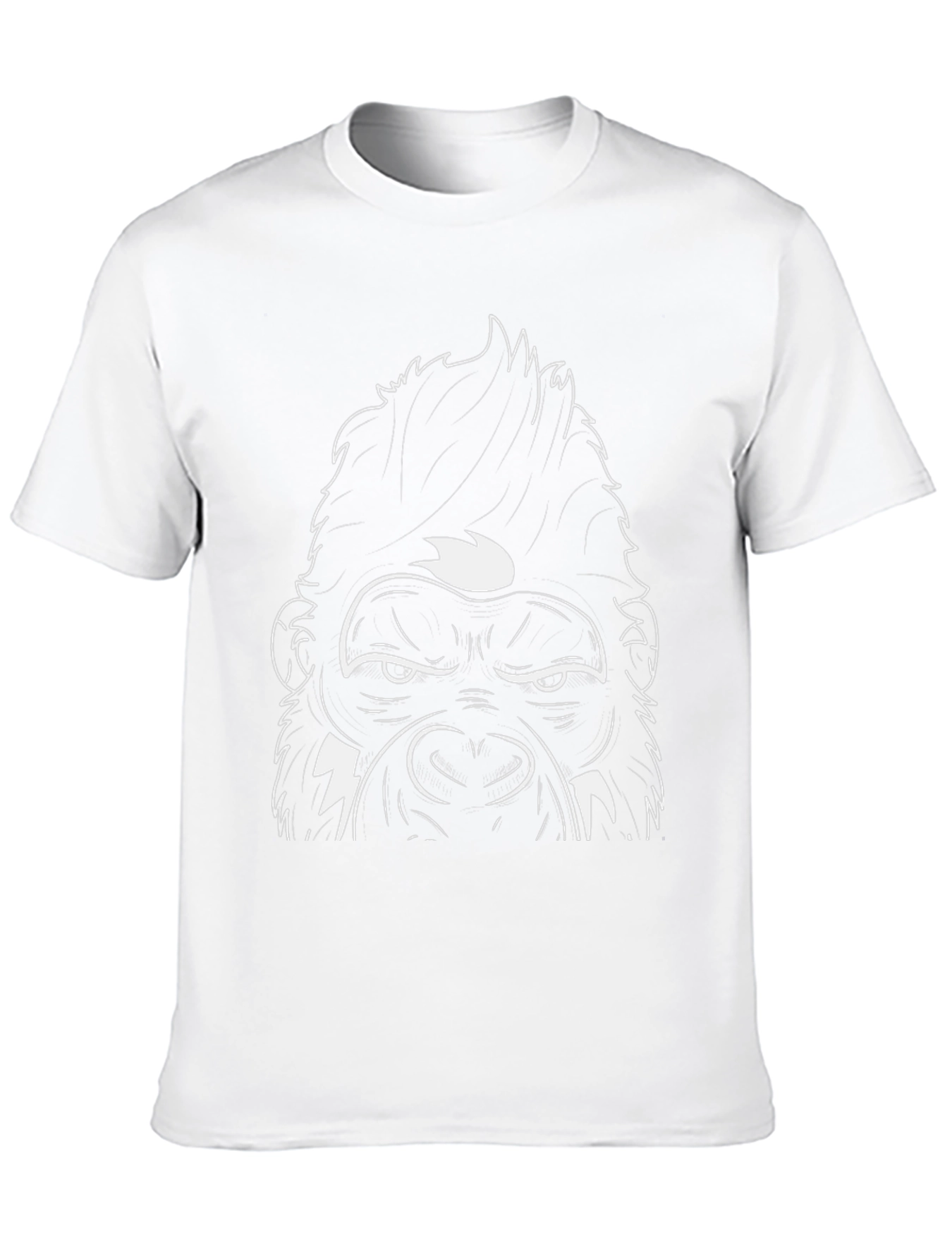 Cool Gorilla Graphic Tee - Black Cotton Blend