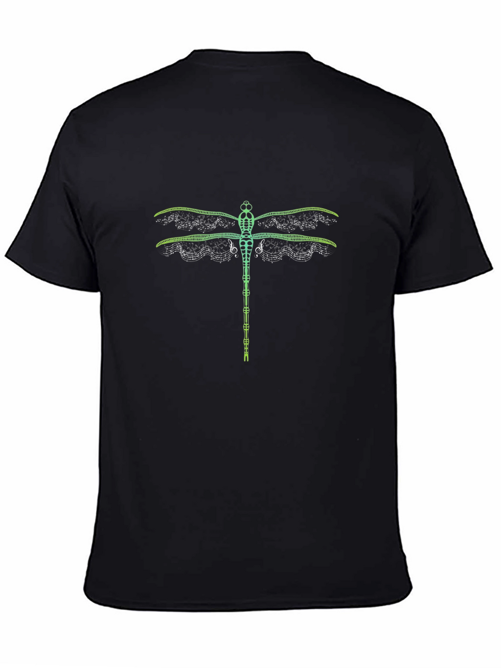 Dragonfly Graphic Black T-Shirt