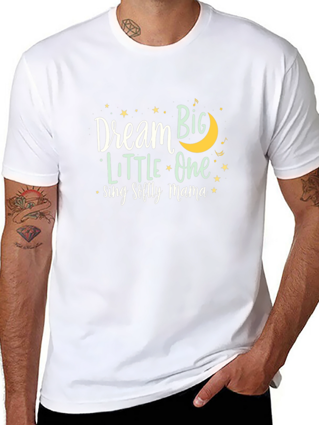 Dream Big Little One Black T-Shirt