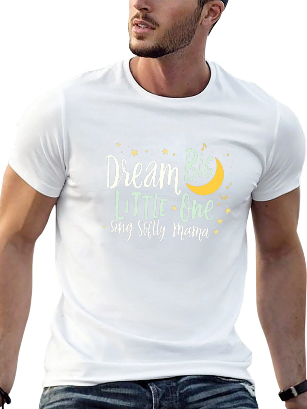 Dream Big Little One Black T-Shirt