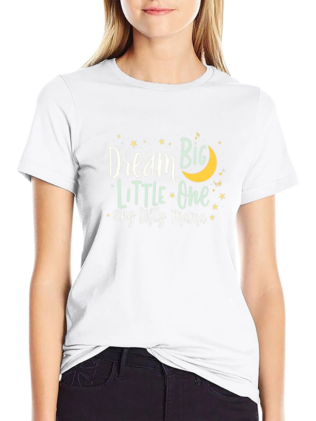 Dream Big Little One Black T-Shirt