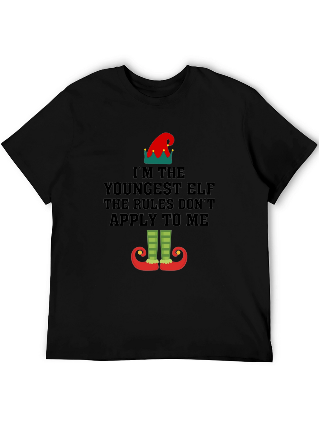 Youngest Elf T-Shirt - Christmas Holiday Tee