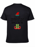 Youngest Elf T-Shirt - Christmas Holiday Tee
