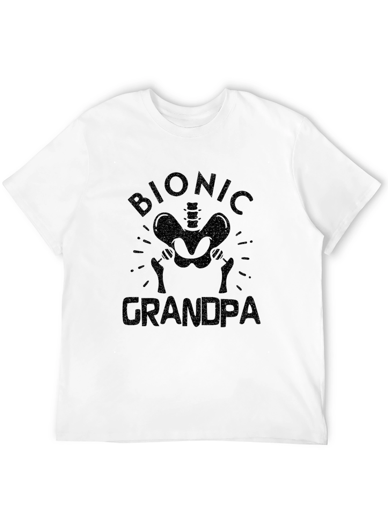 Bionic Grandpa T-Shirt - Funny Hip Replacement Tee