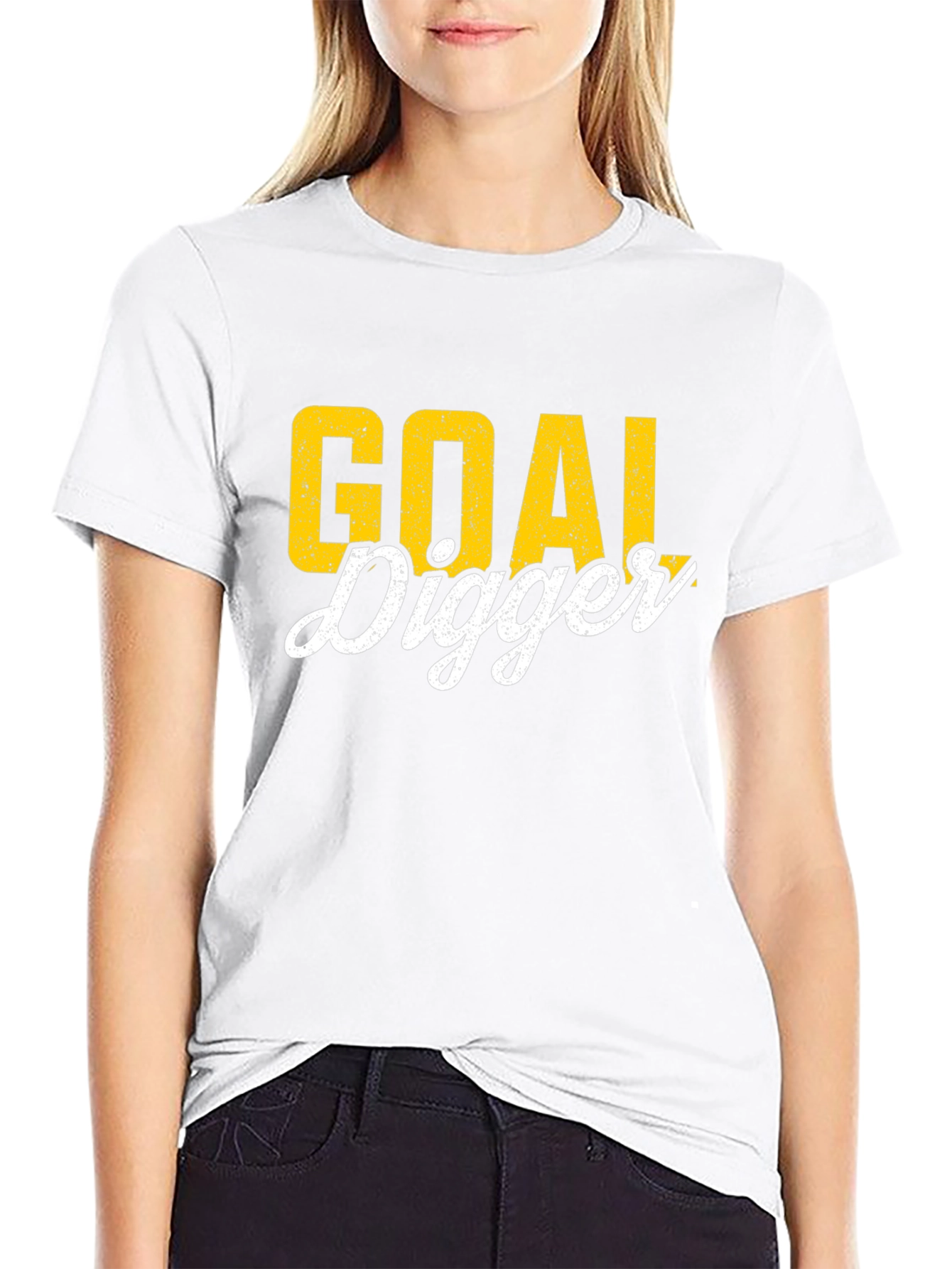 Goal Digger Graphic Tee - Black