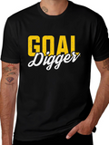 Goal Digger Graphic Tee - Black