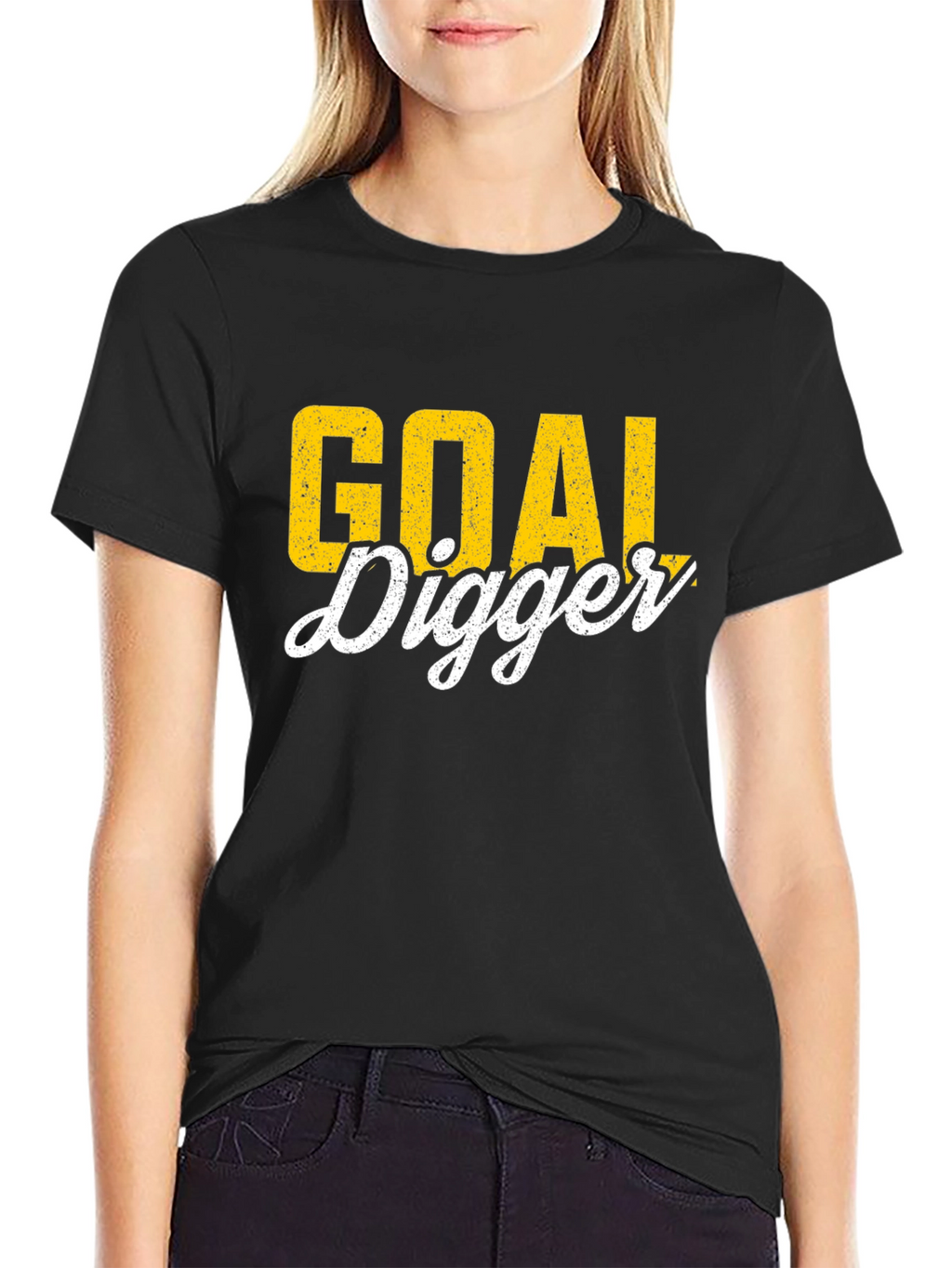 Goal Digger Graphic Tee - Black