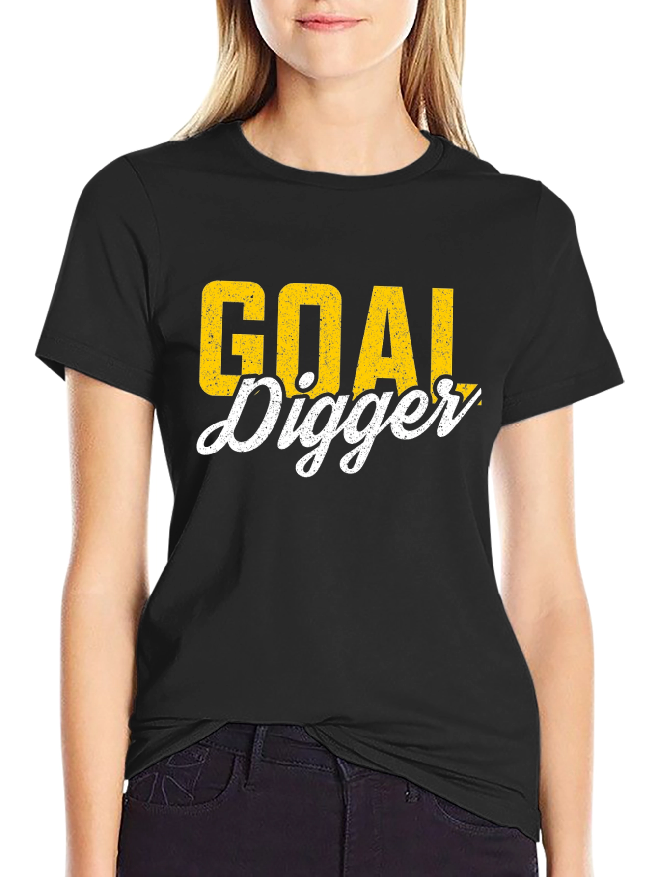 Goal Digger Graphic Tee - Black