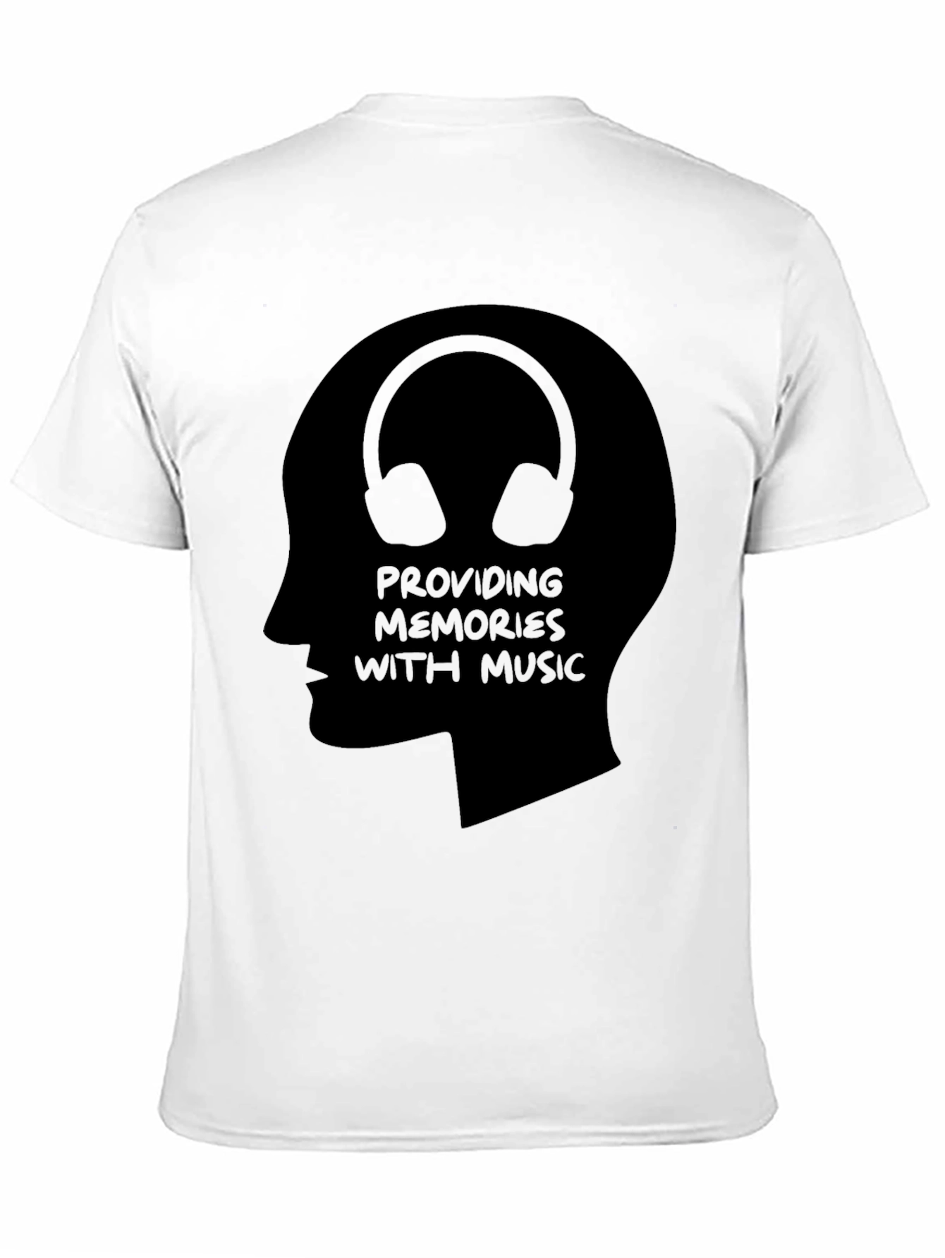 Music Memory T-Shirt - Unique Headphone Design