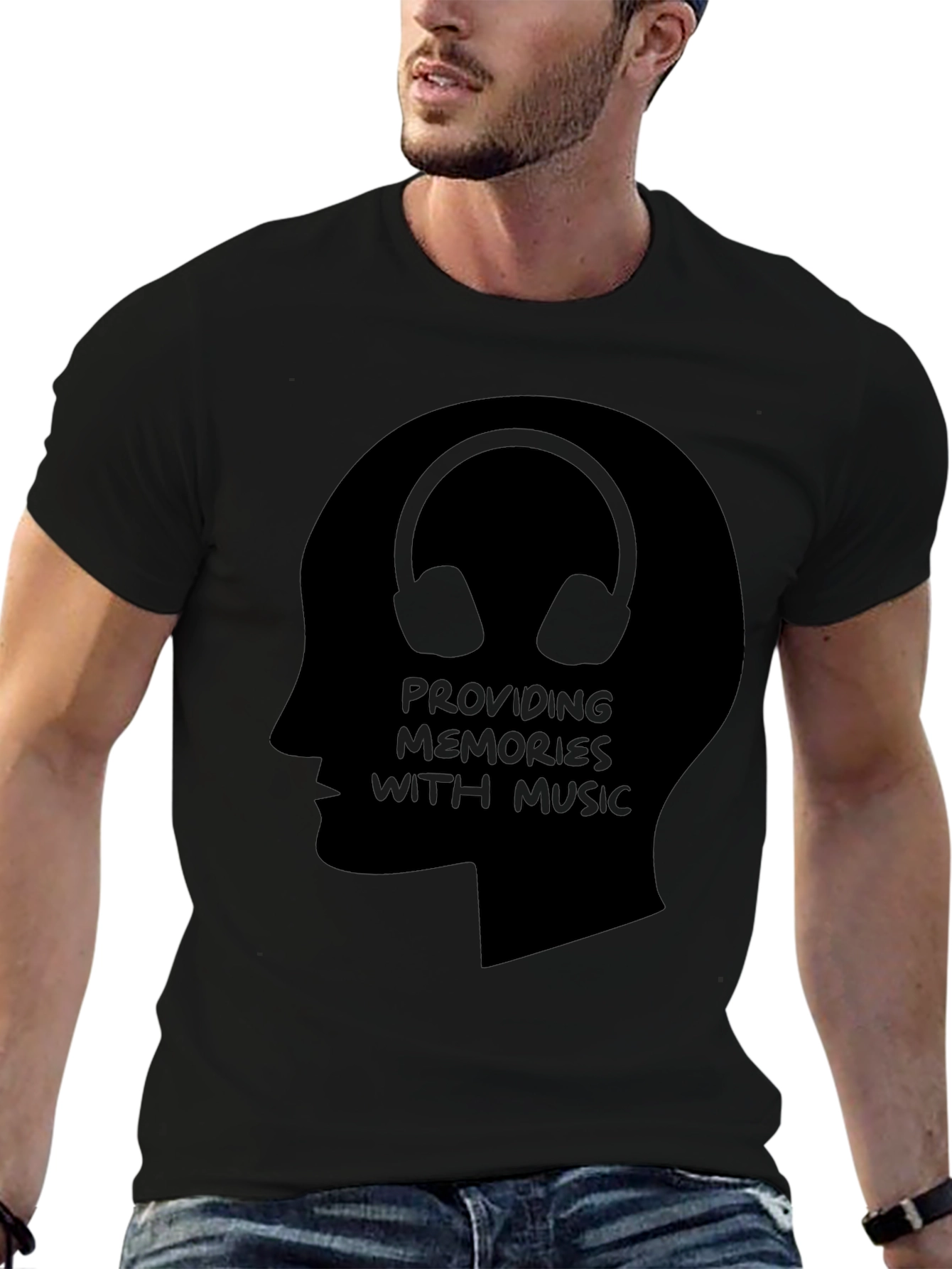 Music Memory T-Shirt - Unique Headphone Design