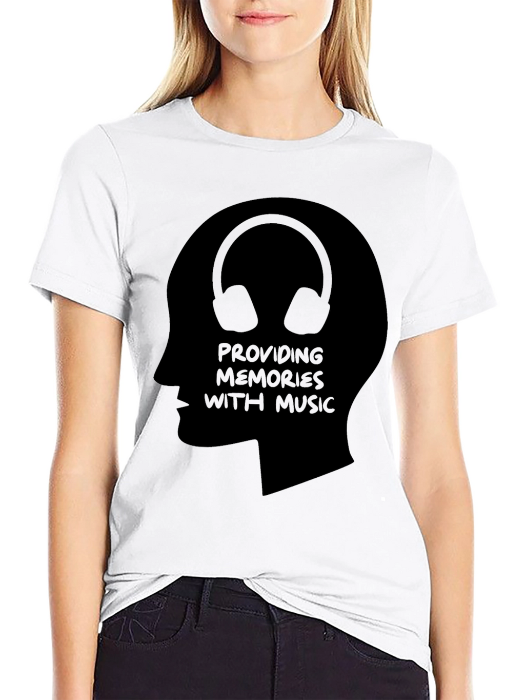 Music Memory T-Shirt - Unique Headphone Design
