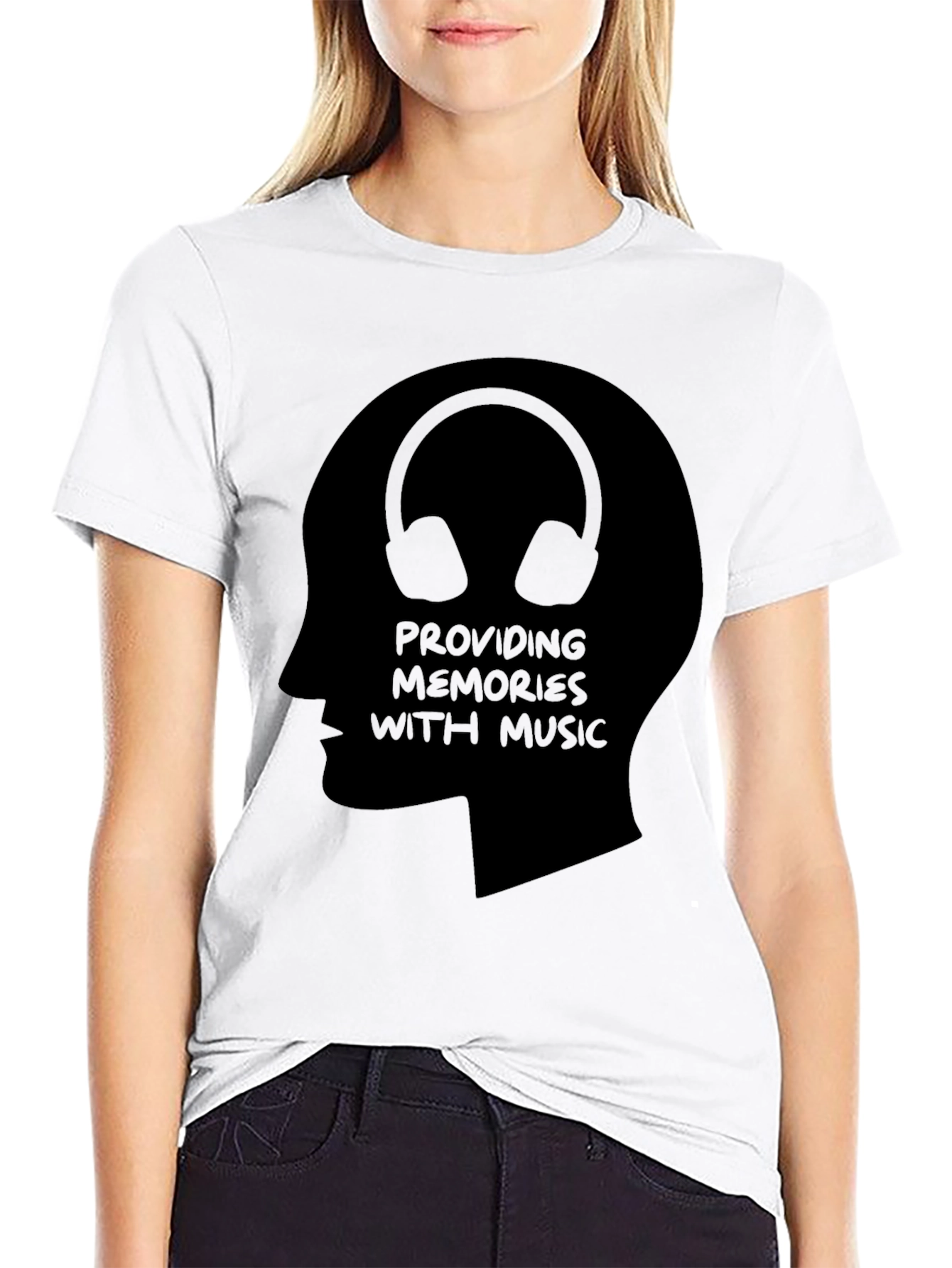 Music Memory T-Shirt - Unique Headphone Design