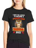 Smartass Doctor 2023 Graduation Owl T-Shirt