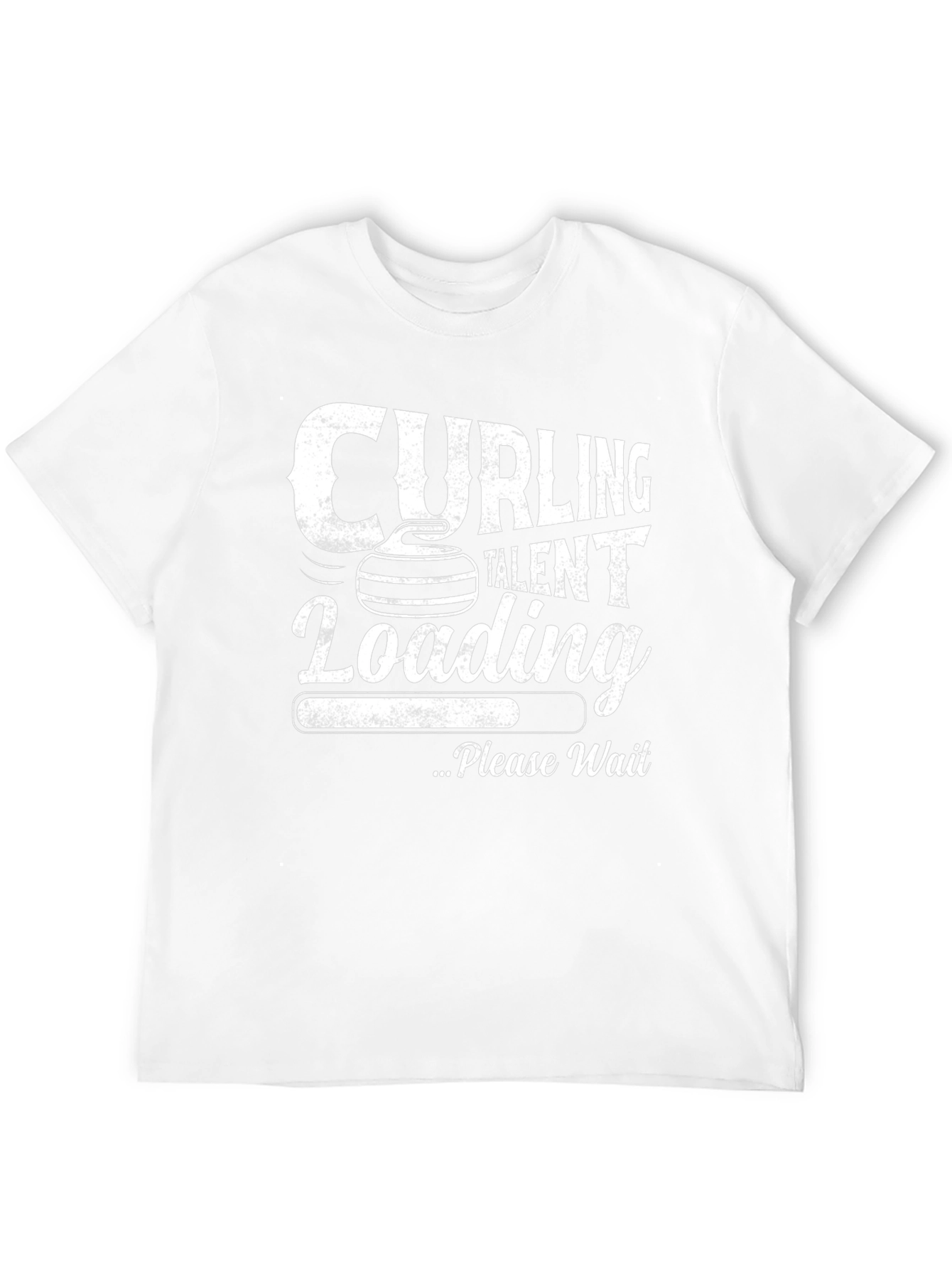 Curling Talent Loading T-Shirt - Funny Sports Tee