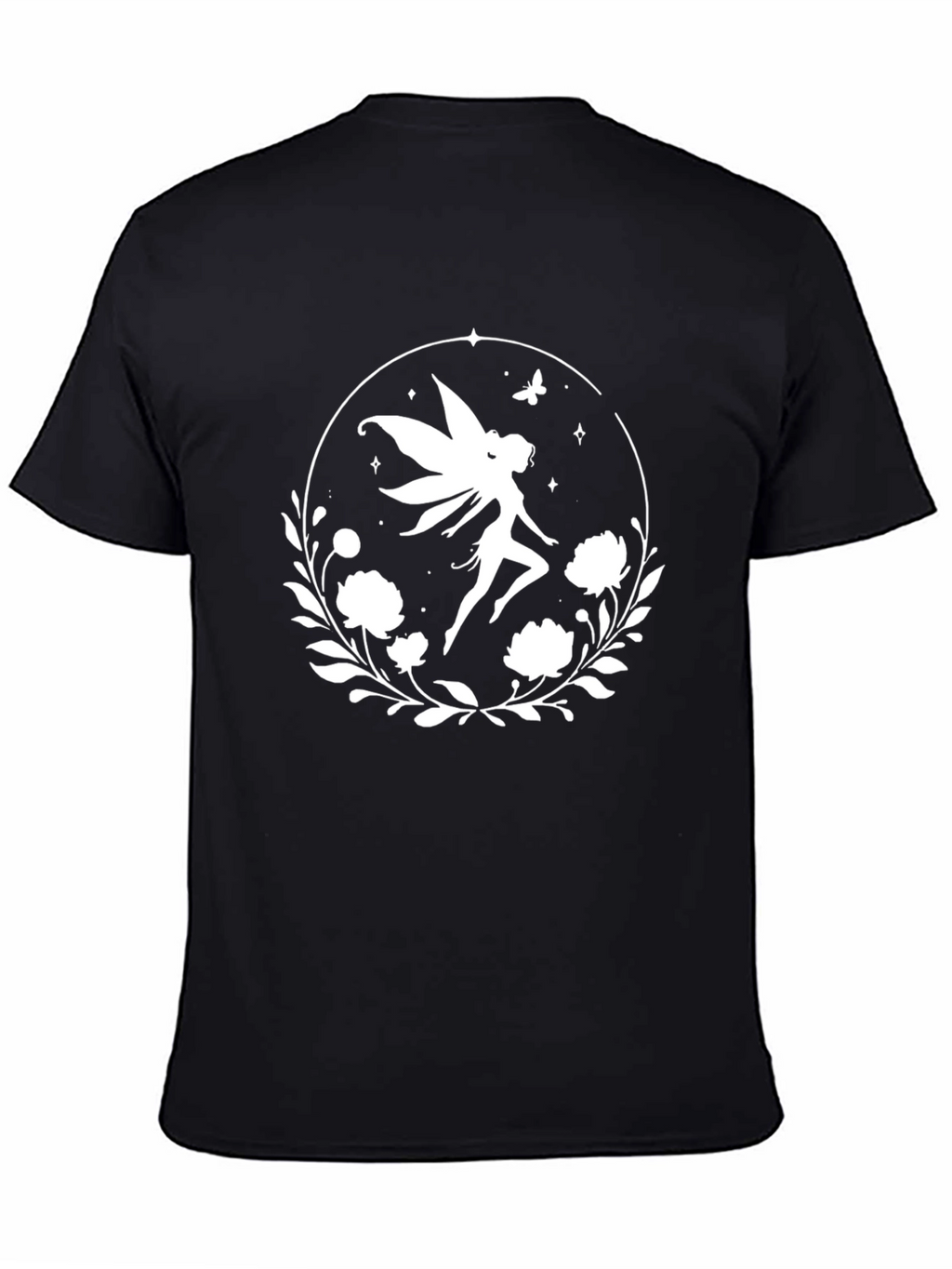 Fairy Graphic Black T-Shirt