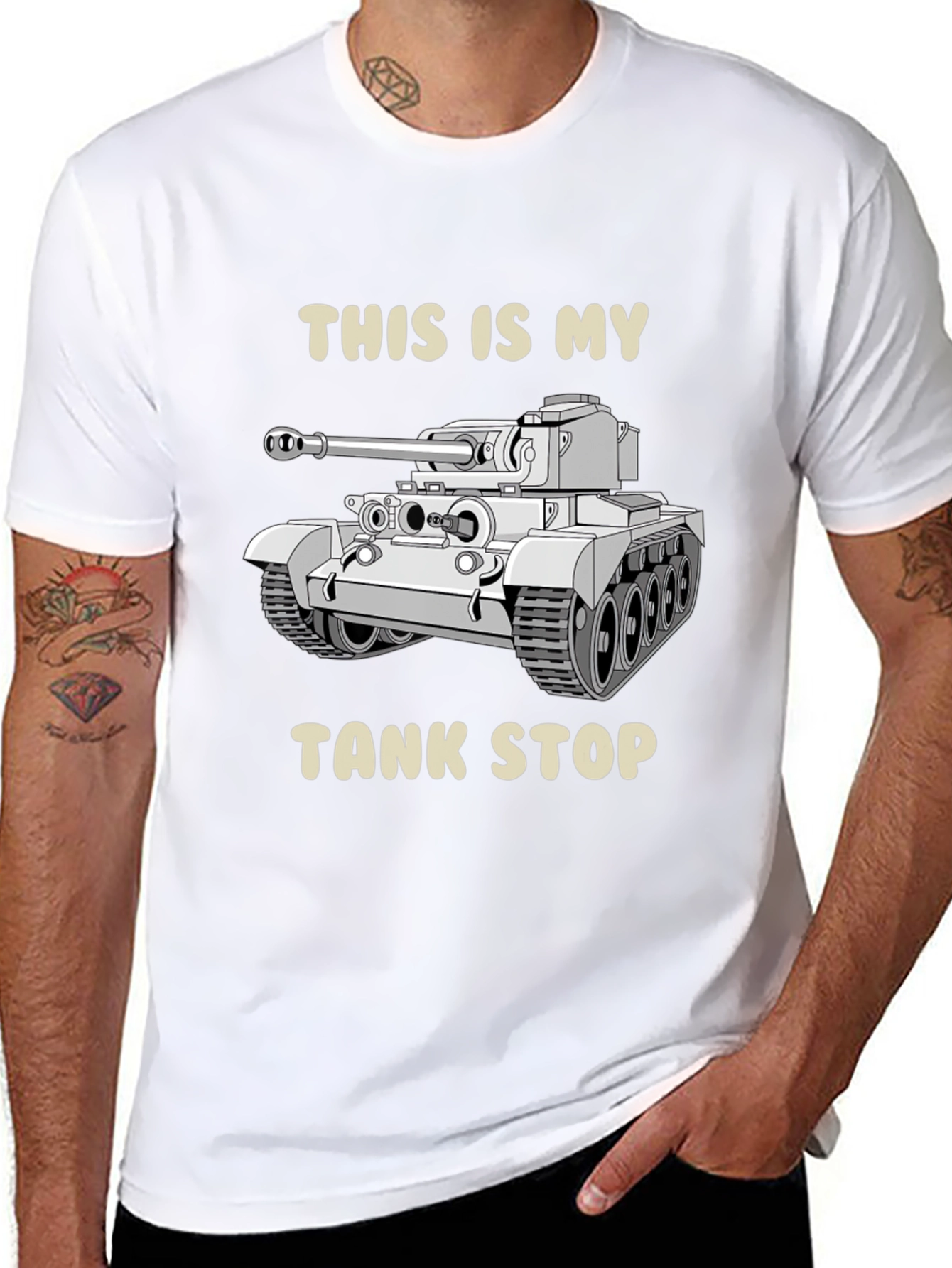 This Is My Tank Stop Graphic T-Shirt