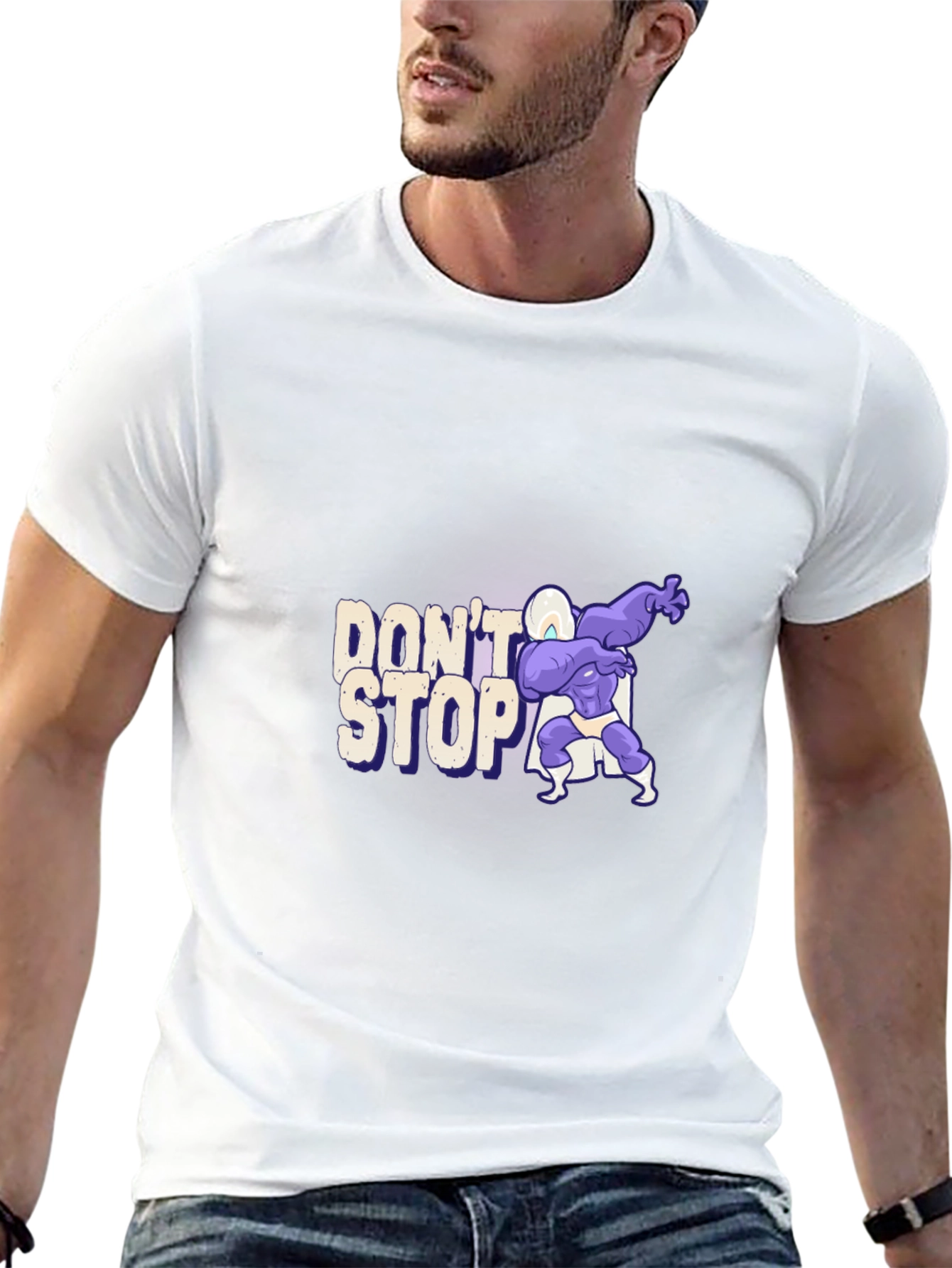 Dont Stop Graphic Tee - Black