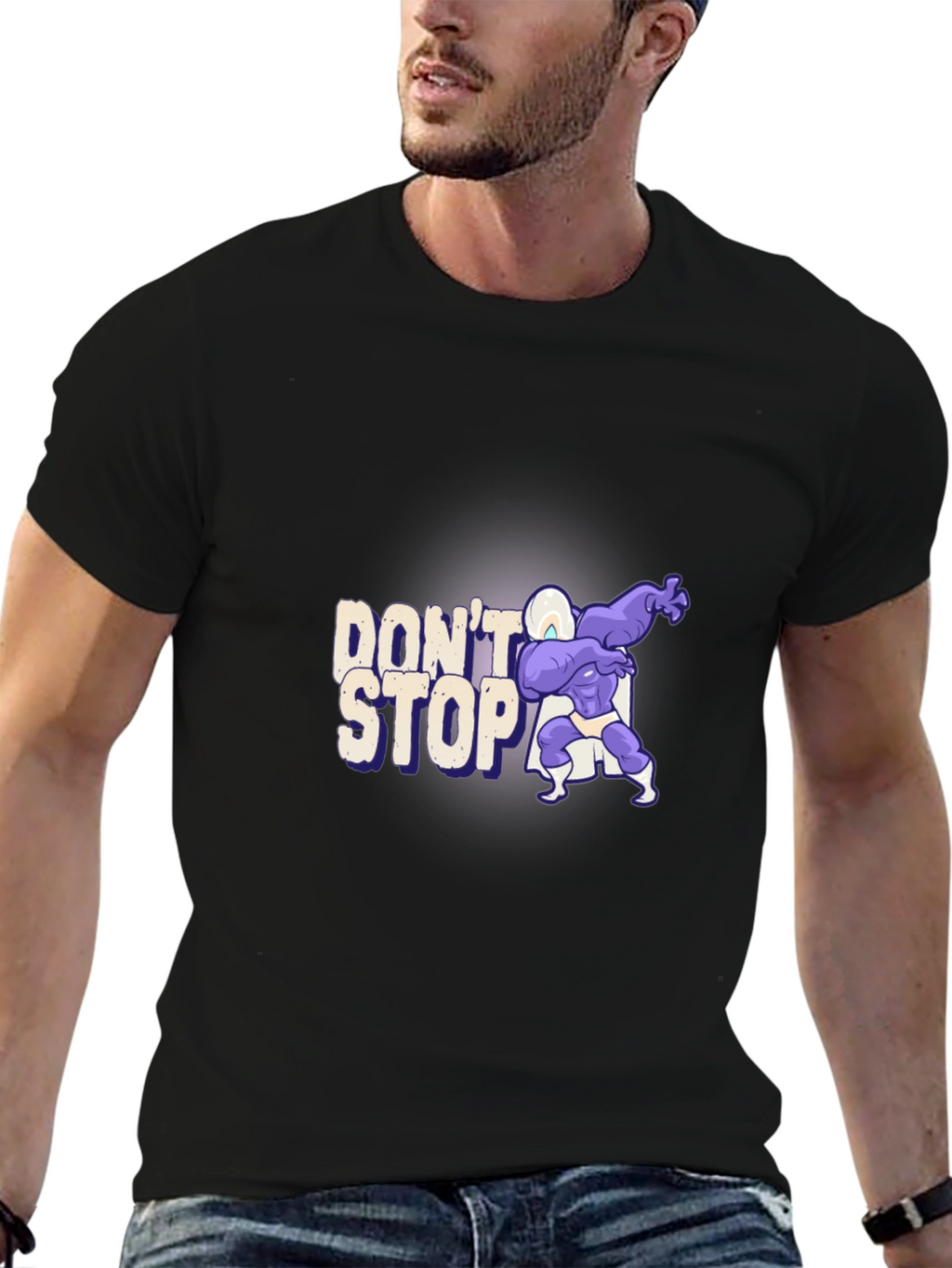 Dont Stop Graphic Tee - Black