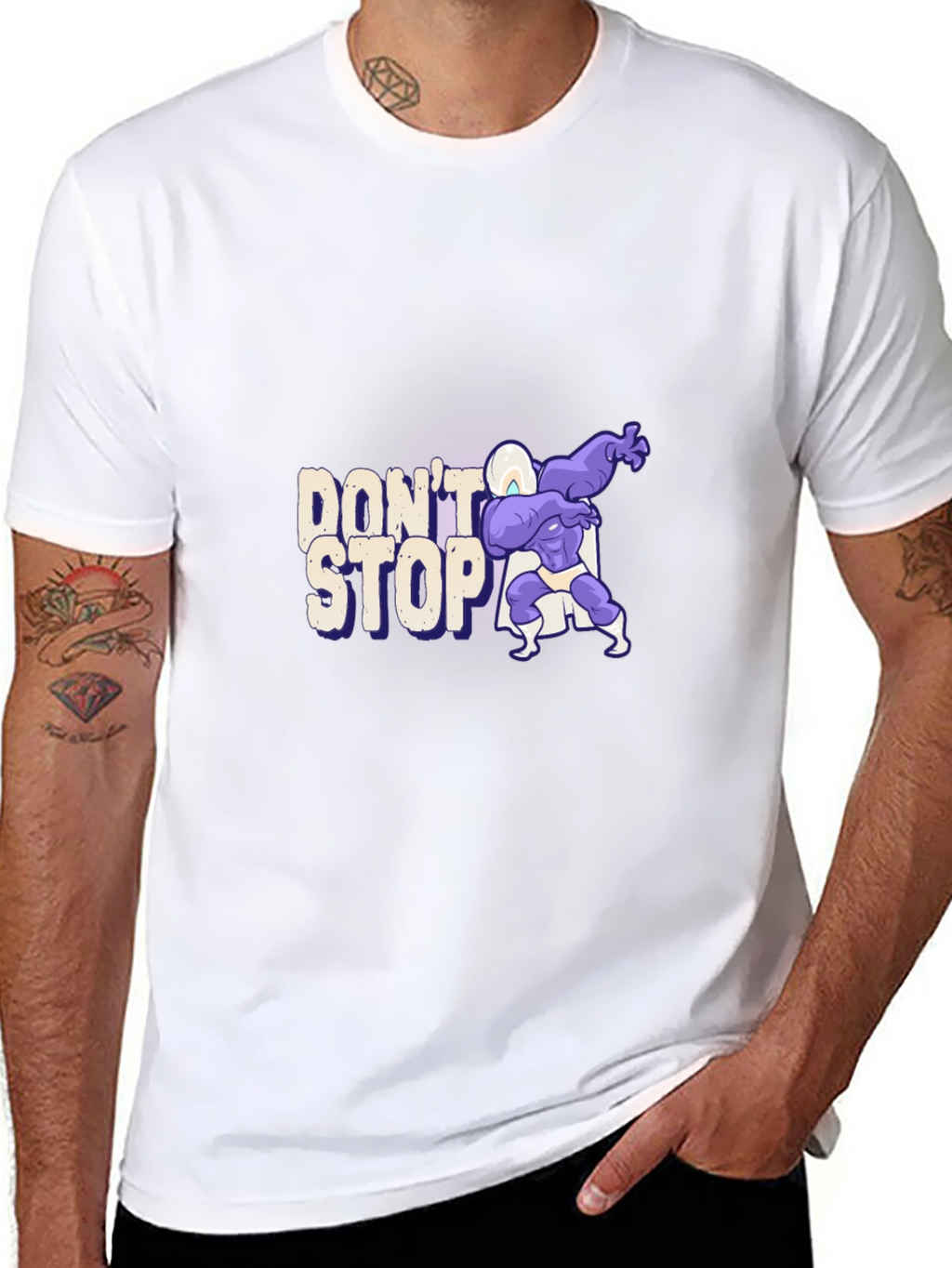 Dont Stop Graphic Tee - Black