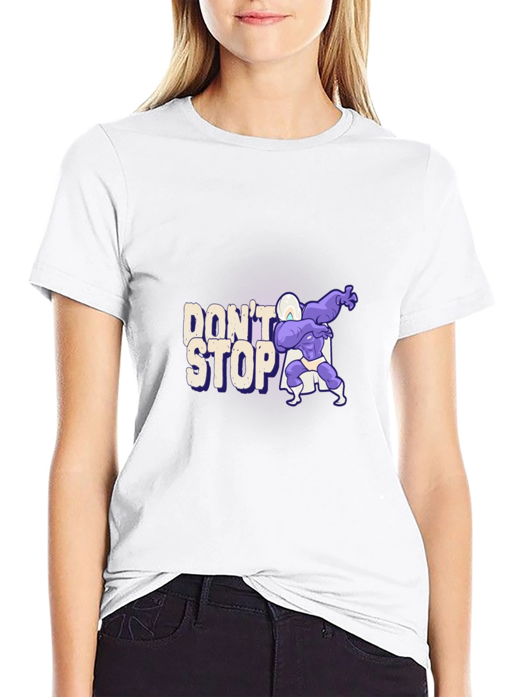 Dont Stop Graphic Tee - Black