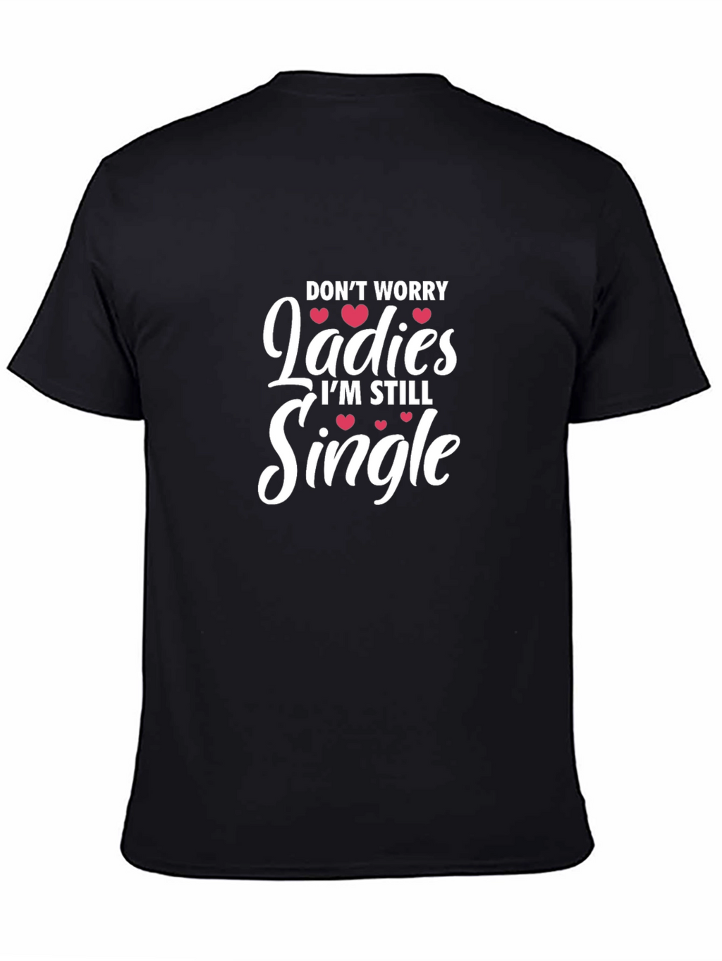Funny Single Life T-Shirt - Dont Worry Ladies