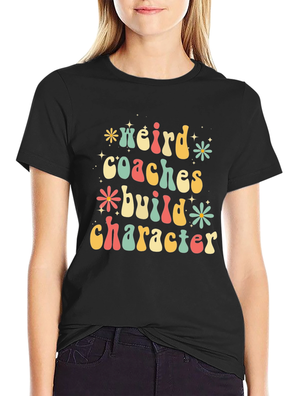 Weird Coaches Build Character Graphic Tee
