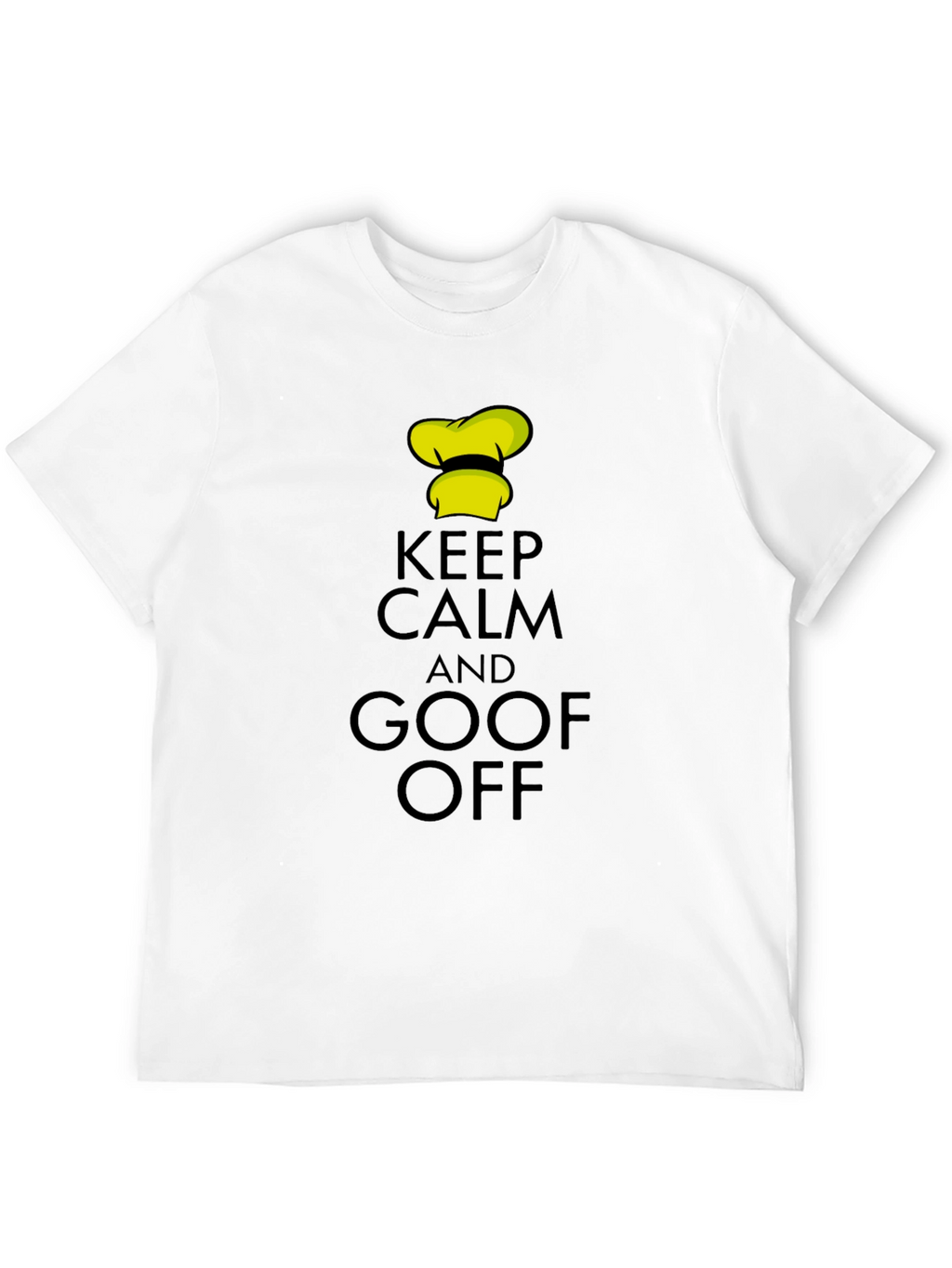 Keep Calm and Goof Off Black T-Shirt