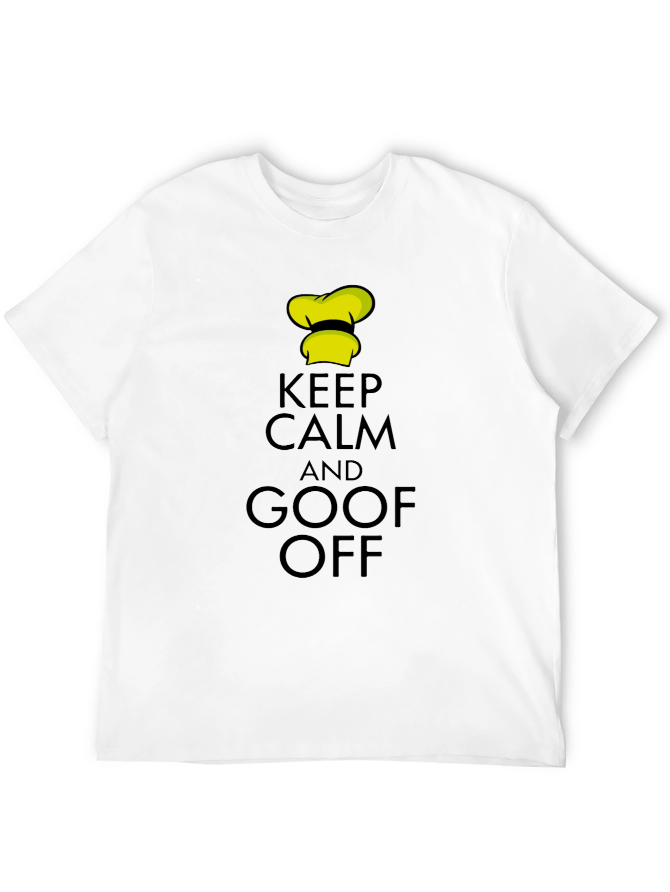 Keep Calm and Goof Off Black T-Shirt