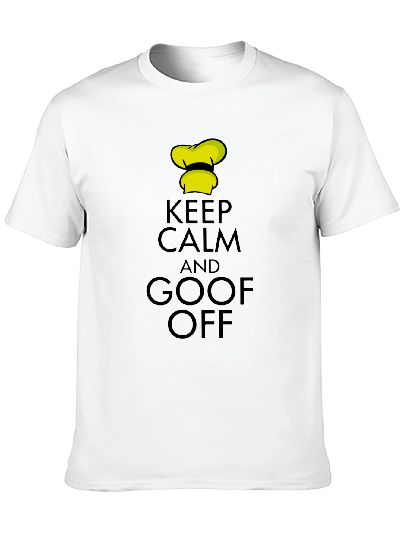 Keep Calm and Goof Off Black T-Shirt